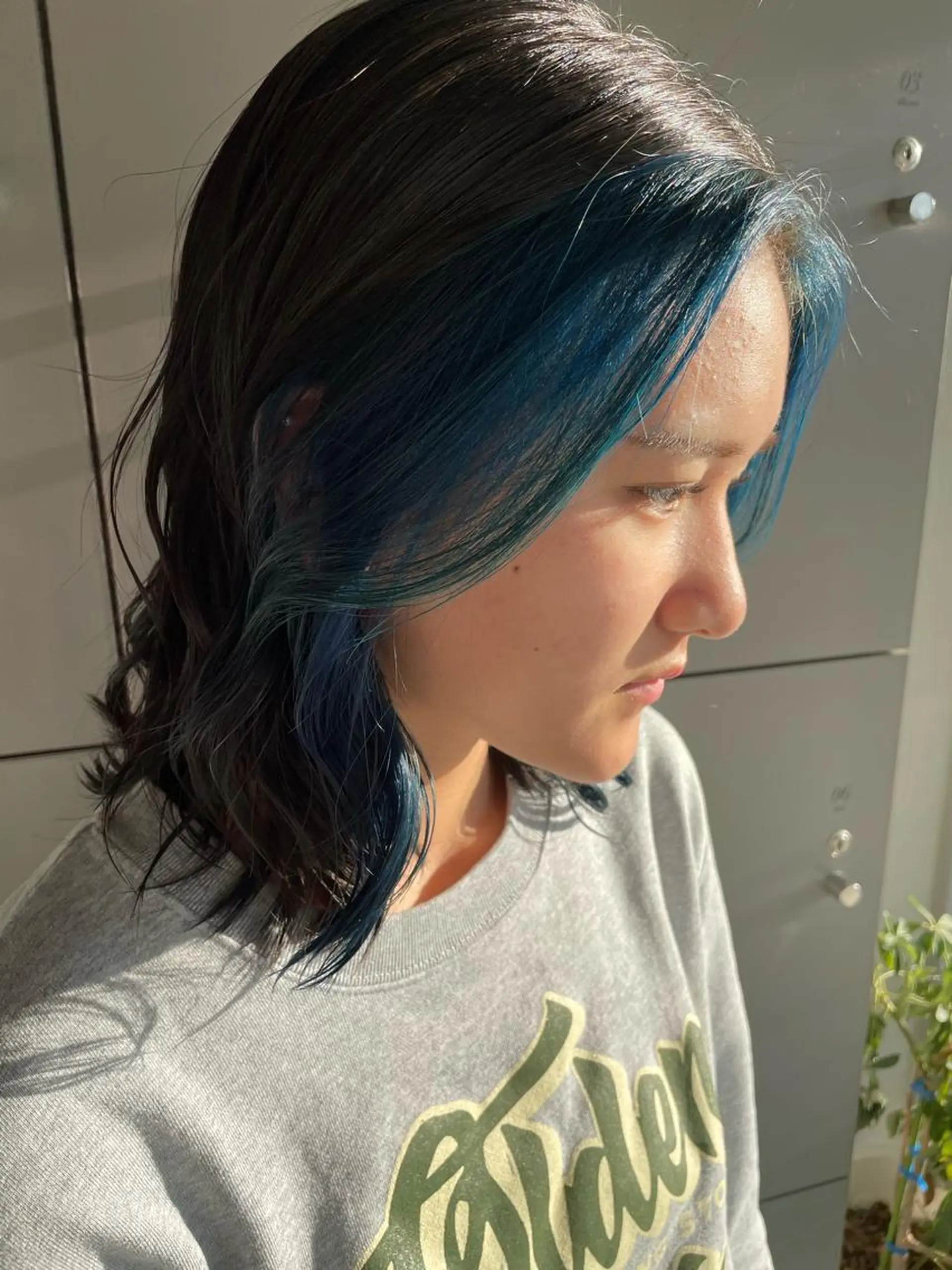 ミディアム 切りっぱなしボブ ショートボブ ミディアムパーマ ミストバング ボブ モテ髪/ボブ/ショー ト/アダチフウトのヘアスタイル