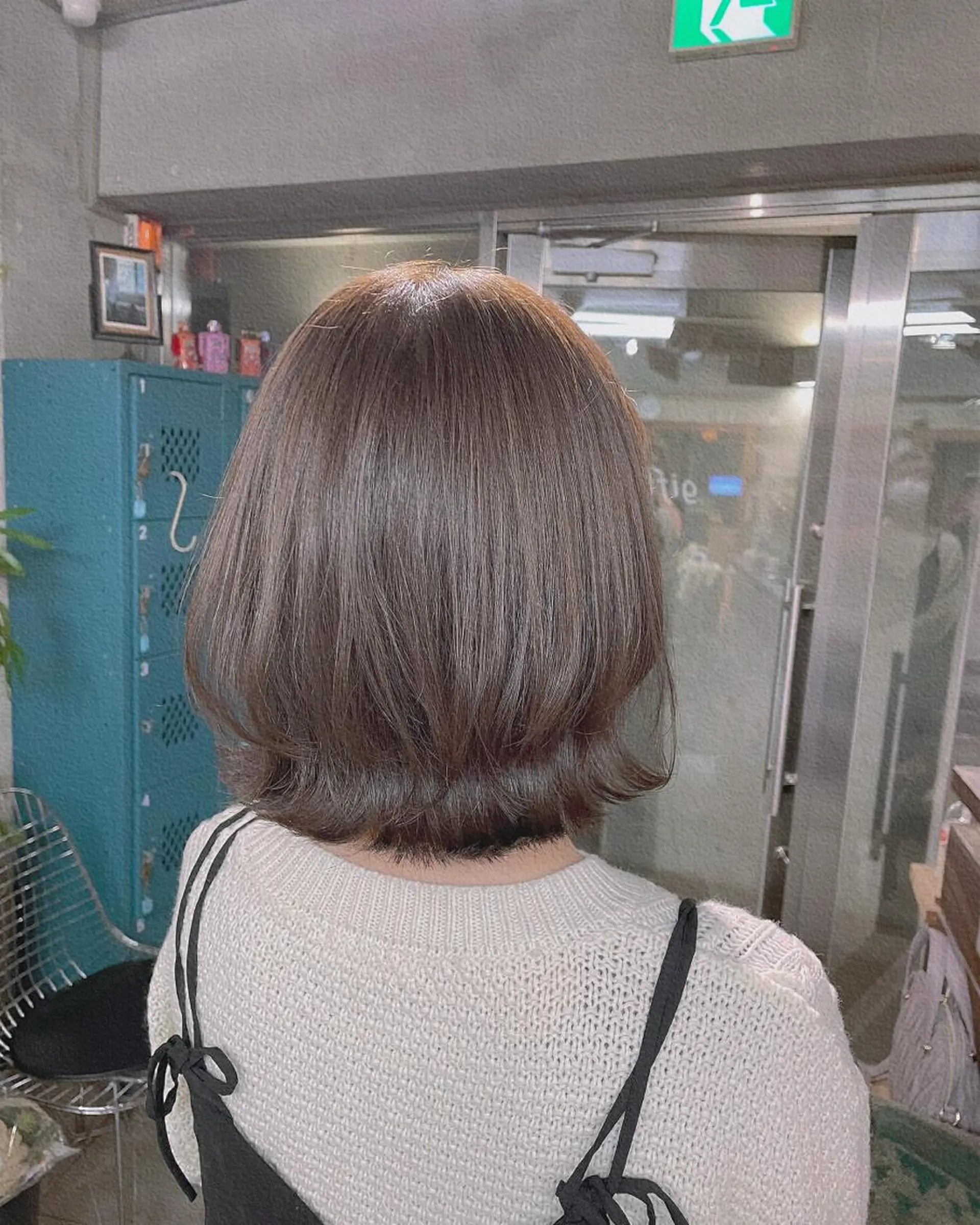 カラー ブリーチ グレージュ ブリーチなしカラー オリーブグレージュ オリーブグレー 🫧BUBBLES 新所沢　かとうゆきのヘアスタイル