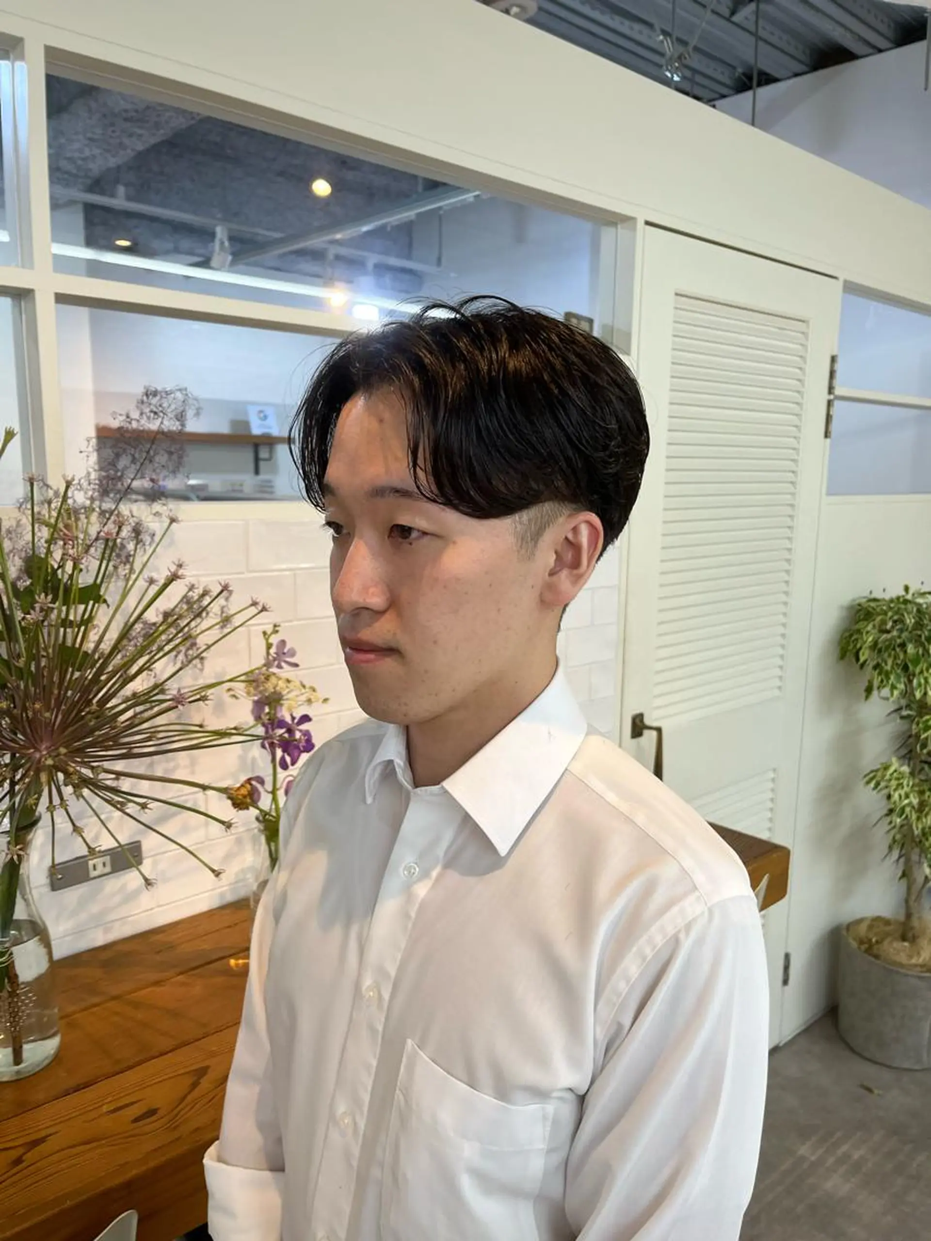 ショート カット パーマ benji仙台所属・KOKI/ ボブ/ パーマ/透明感カラーのヘアスタイル