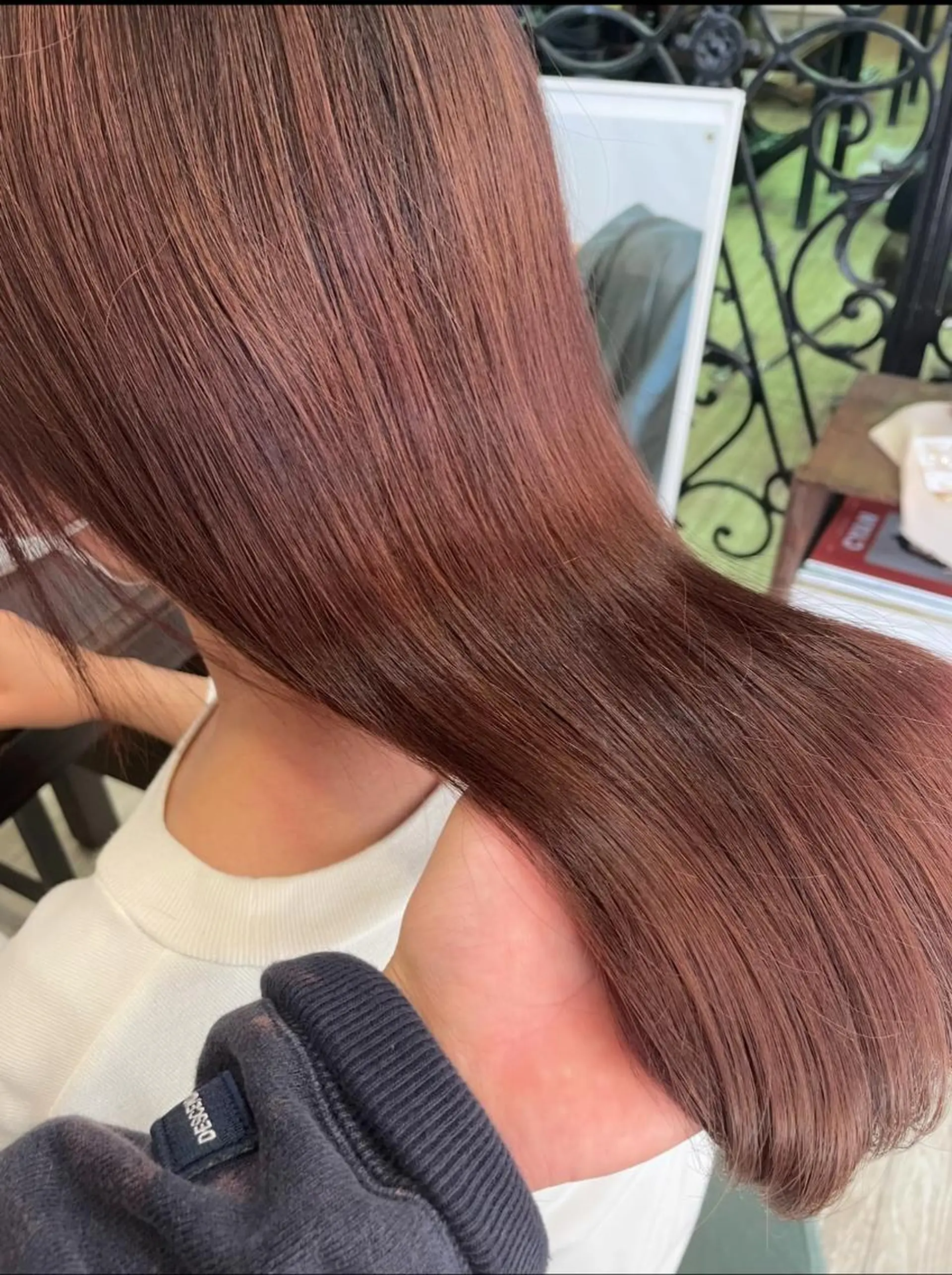 セミロング 髪質改善 レイヤーカット 極上髪質改善 宮内開星のヘアスタイル