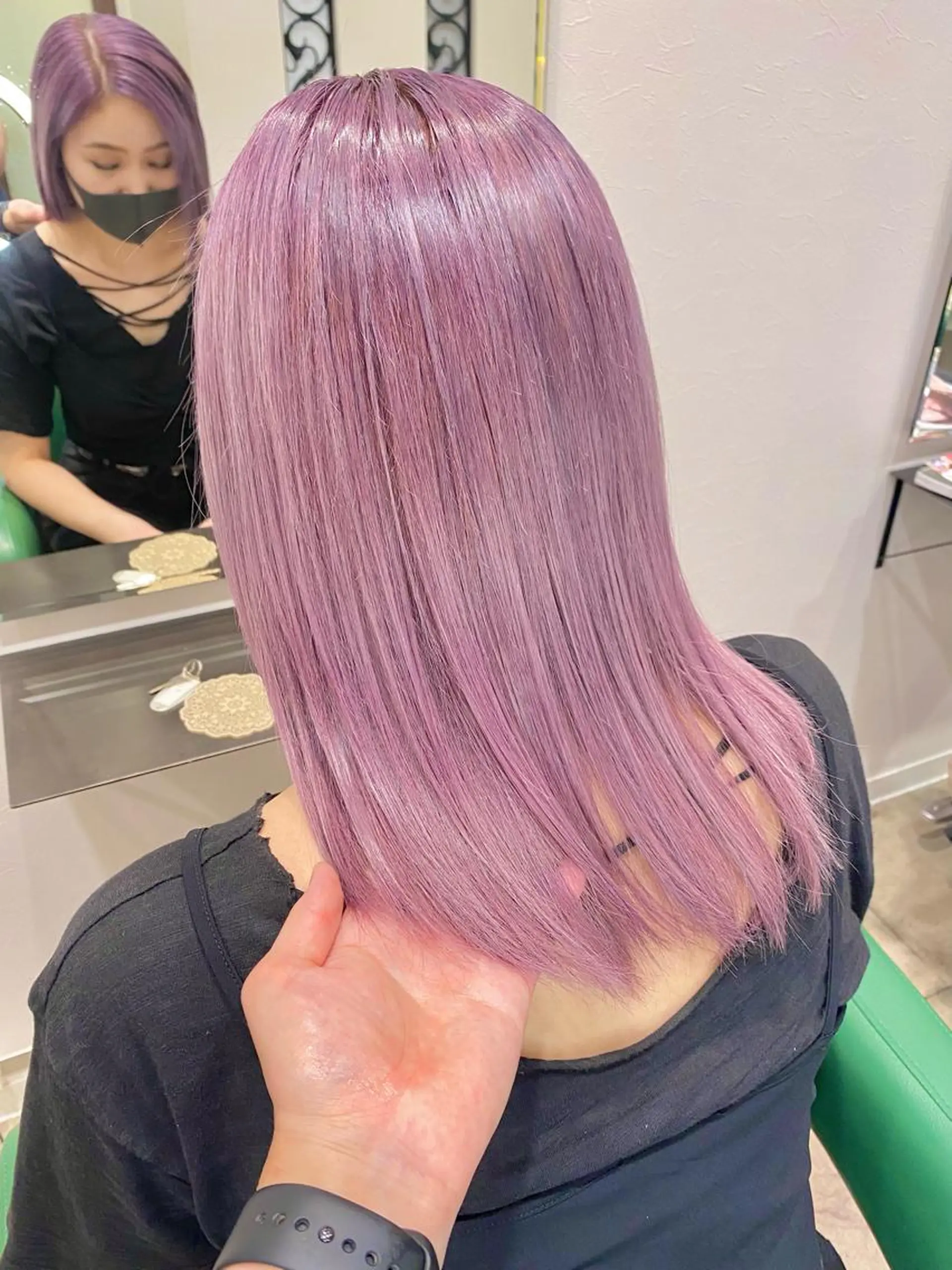 ロング カラー トリートメント Re:ta Hair 飯田淳平のヘアスタイル