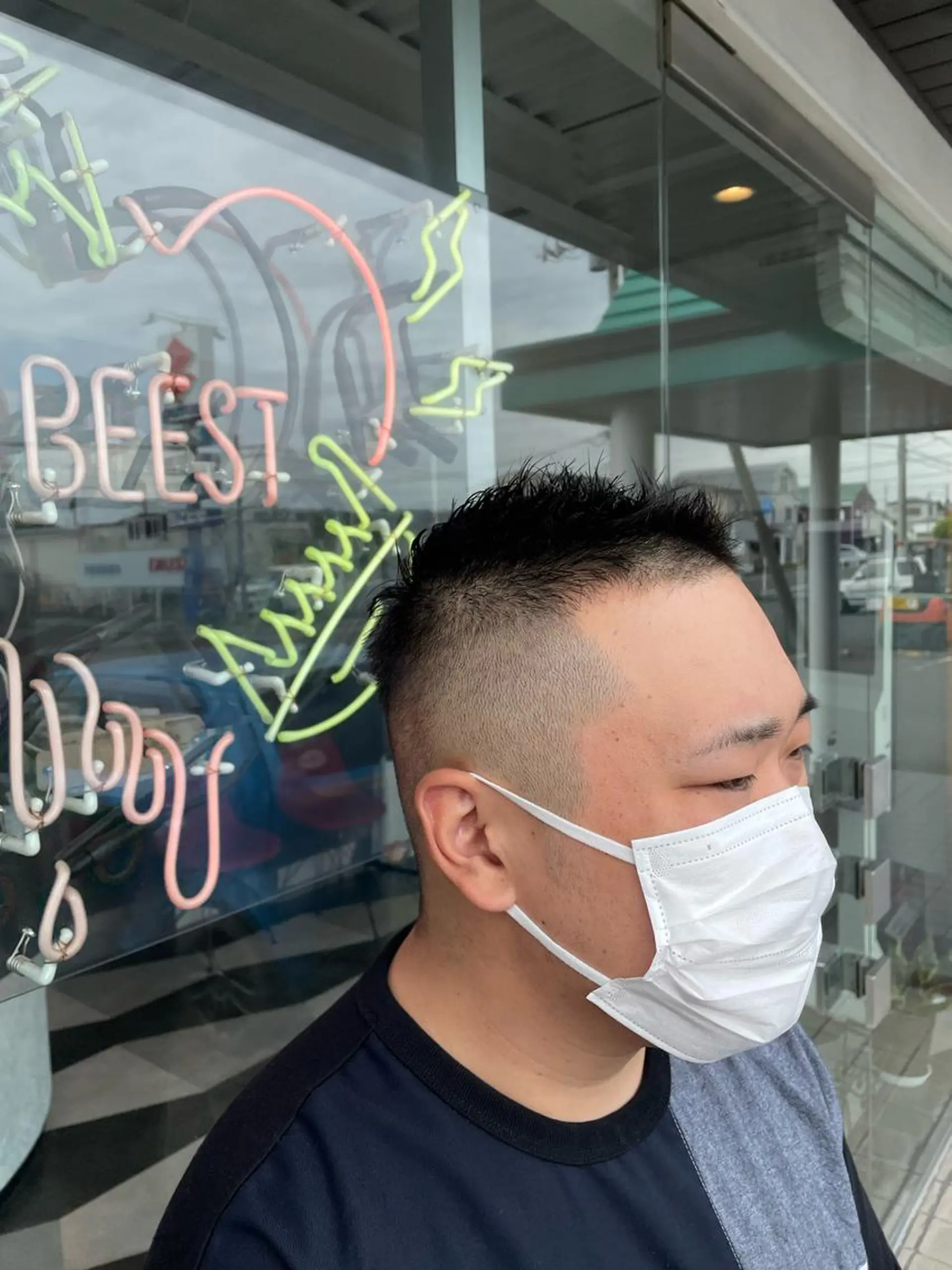 ショート ショートヘア 石崎 直也のヘアスタイル