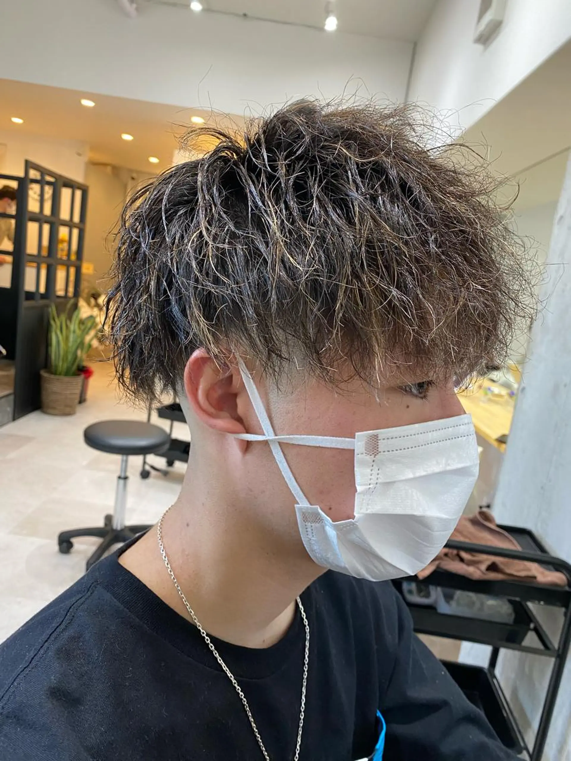 ショート パーマ メンズ カット パーマ トリートメント Dxxxx III所属・女性目線の大人 メンズ*Ayakaのヘアスタイル