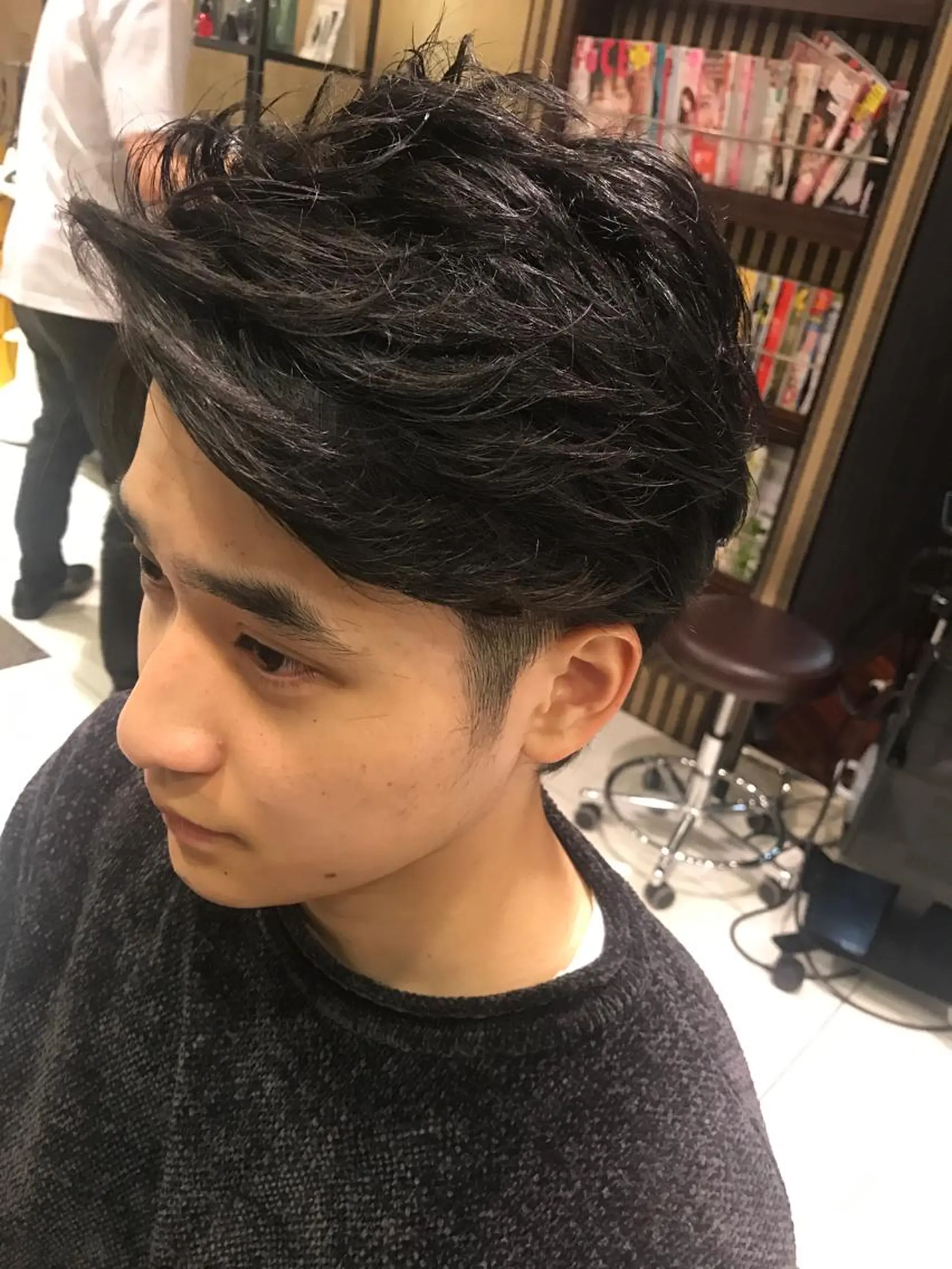 ミディアム ✨上村 潤平✨メンズヘア✨のヘアスタイル