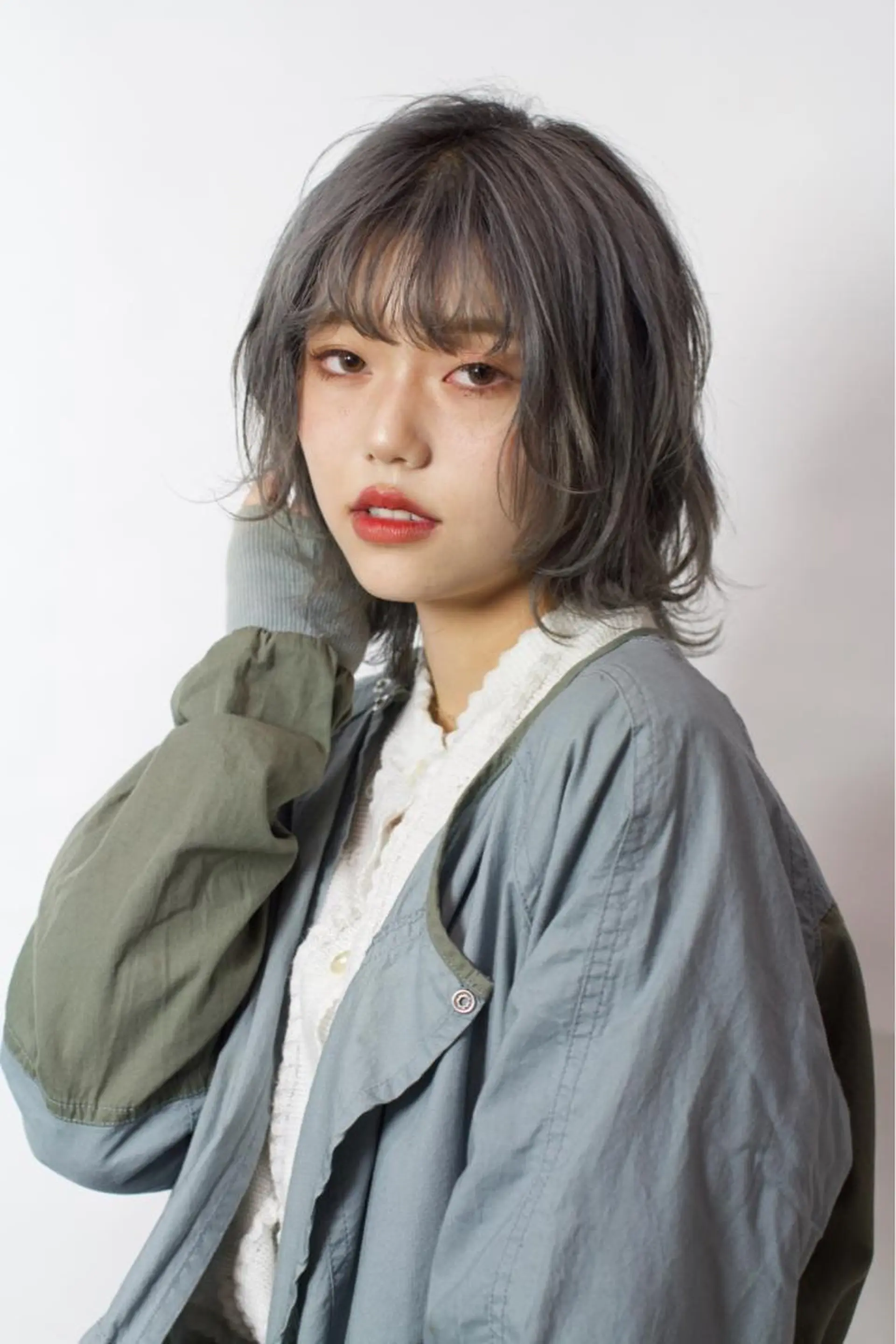 ショート カラー パーマ ボブ CiNEMA daikanyama所属・透明感カラー🫧 今泉健太のヘアスタイル