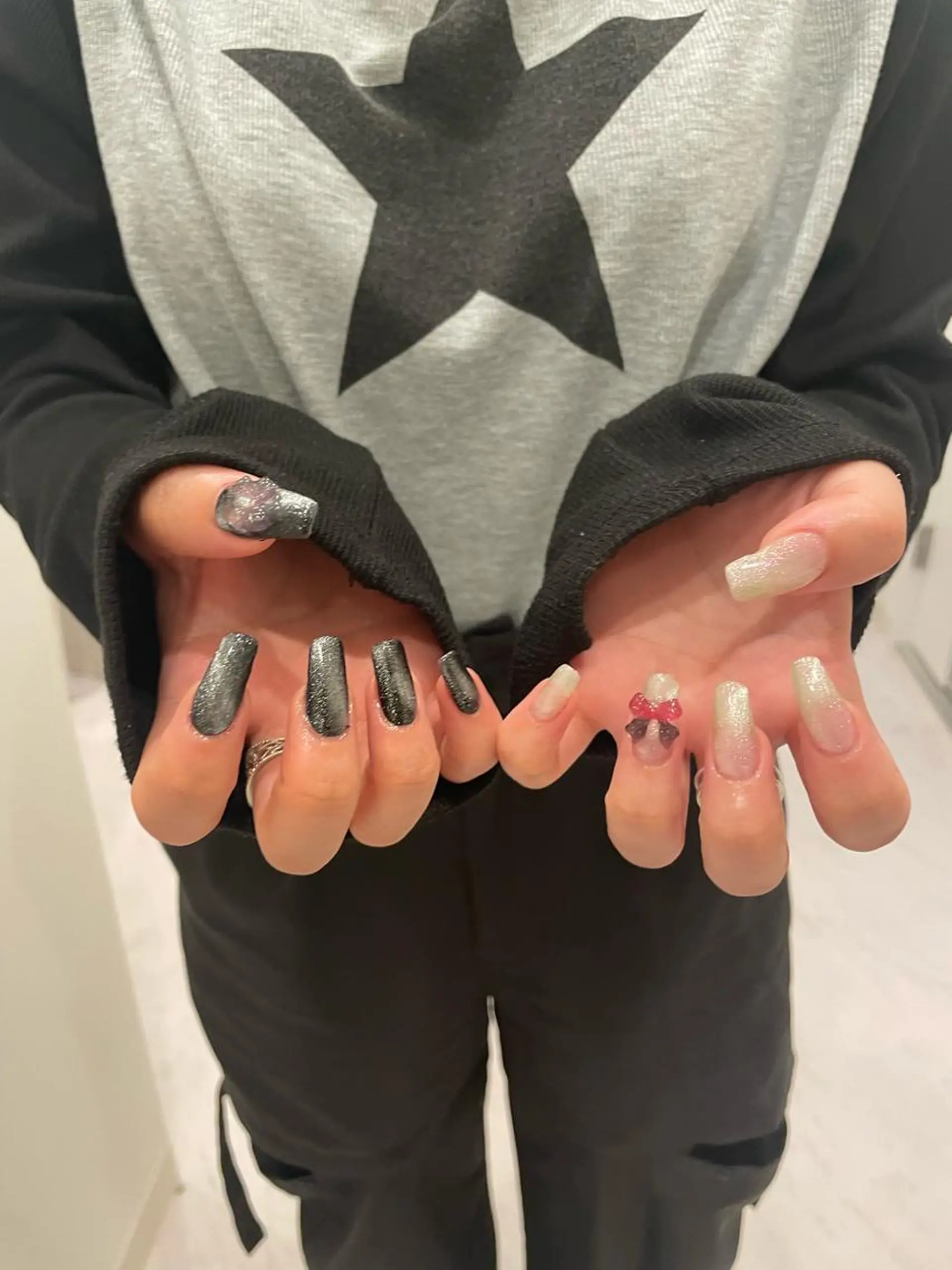 ネイル 束感まつ毛/ネイル/ LED♥KIRARAのマツエク・マツパデザイン