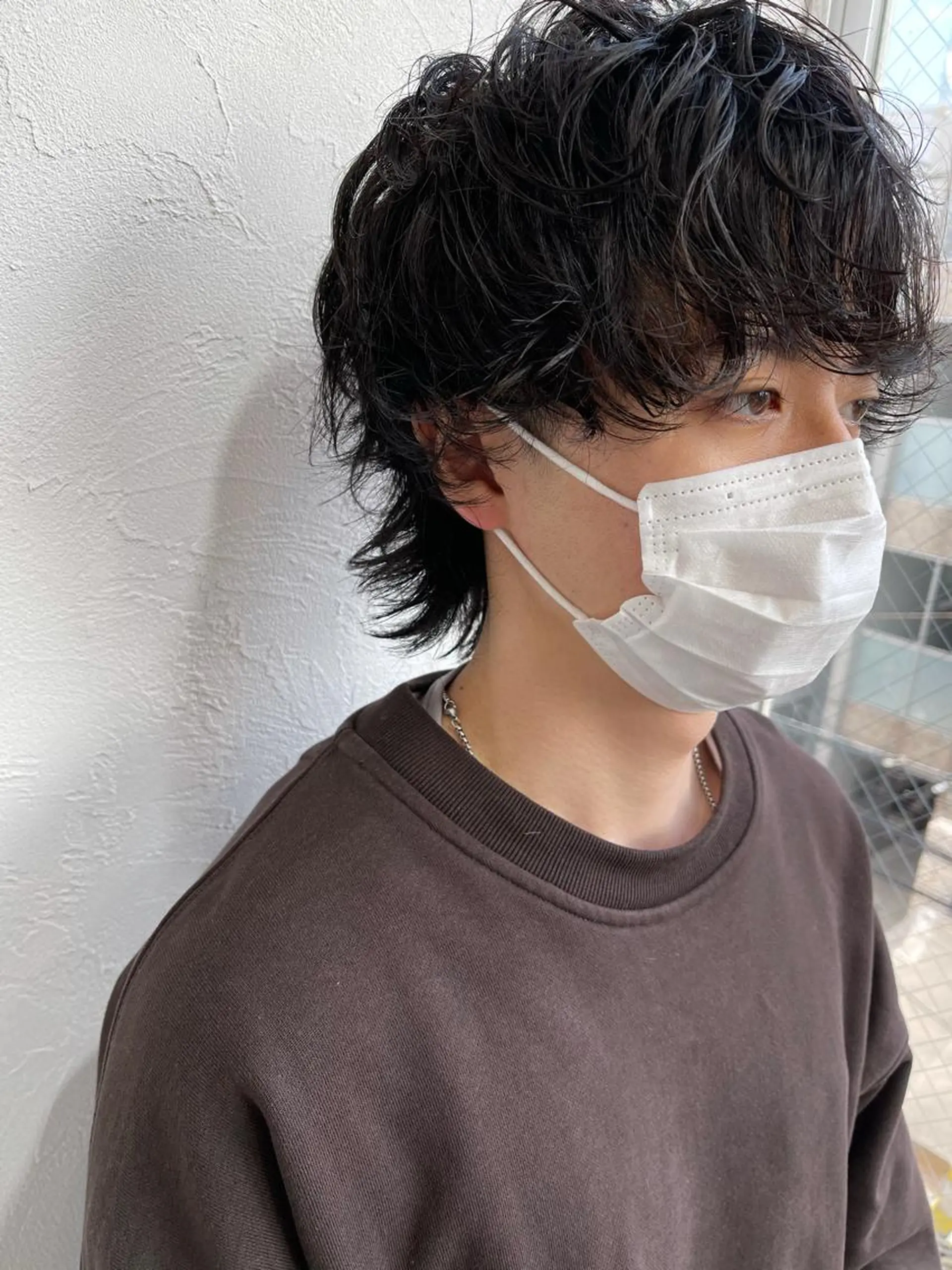 メンズ メンズパーマ ブリーチダブルカラー 【koide】のヘアスタイル