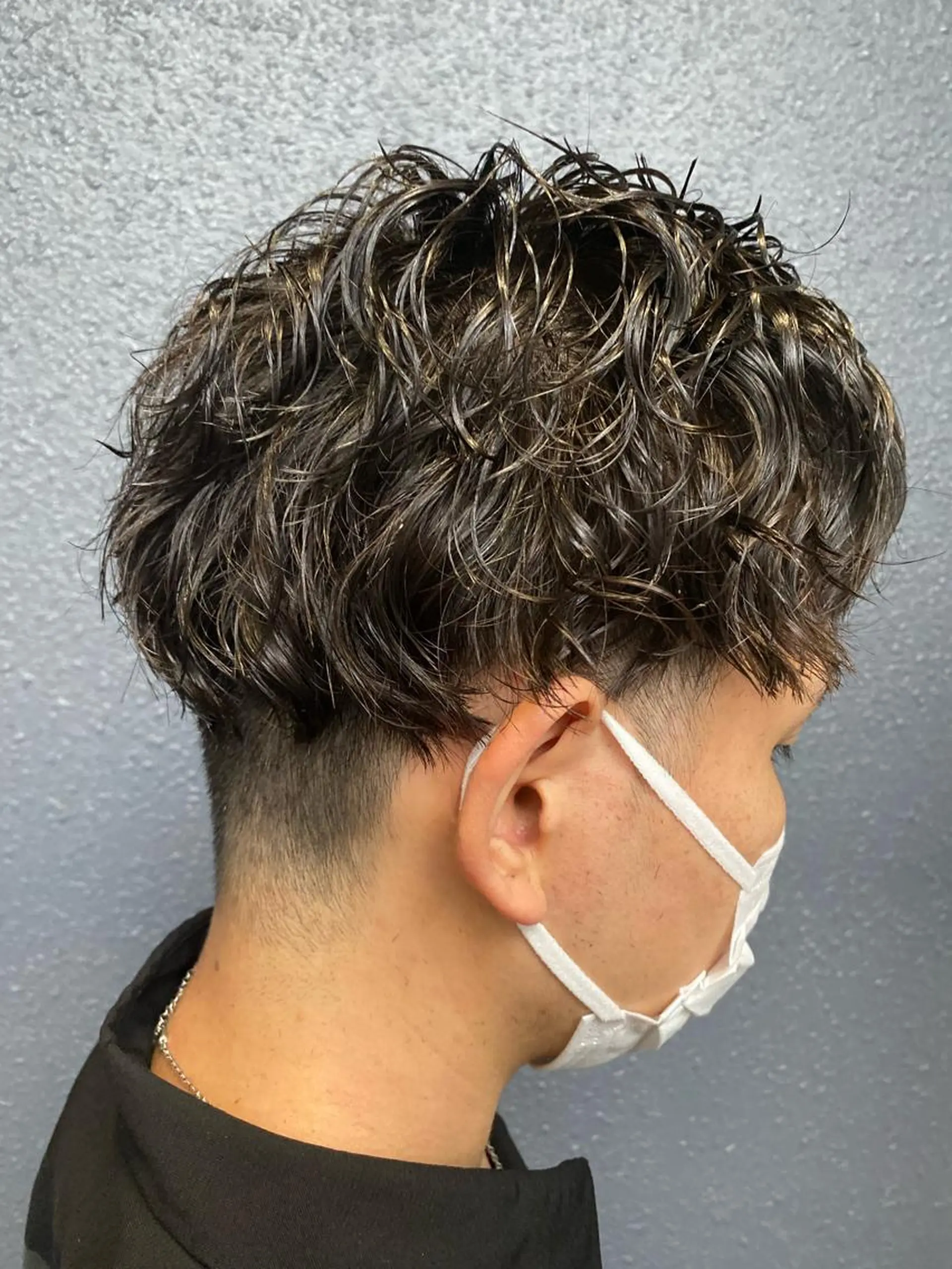 パーマ メンズ カット パーマ ヘアセット メンズブリーチカラー /パーマ ごーた立川のヘアスタイル