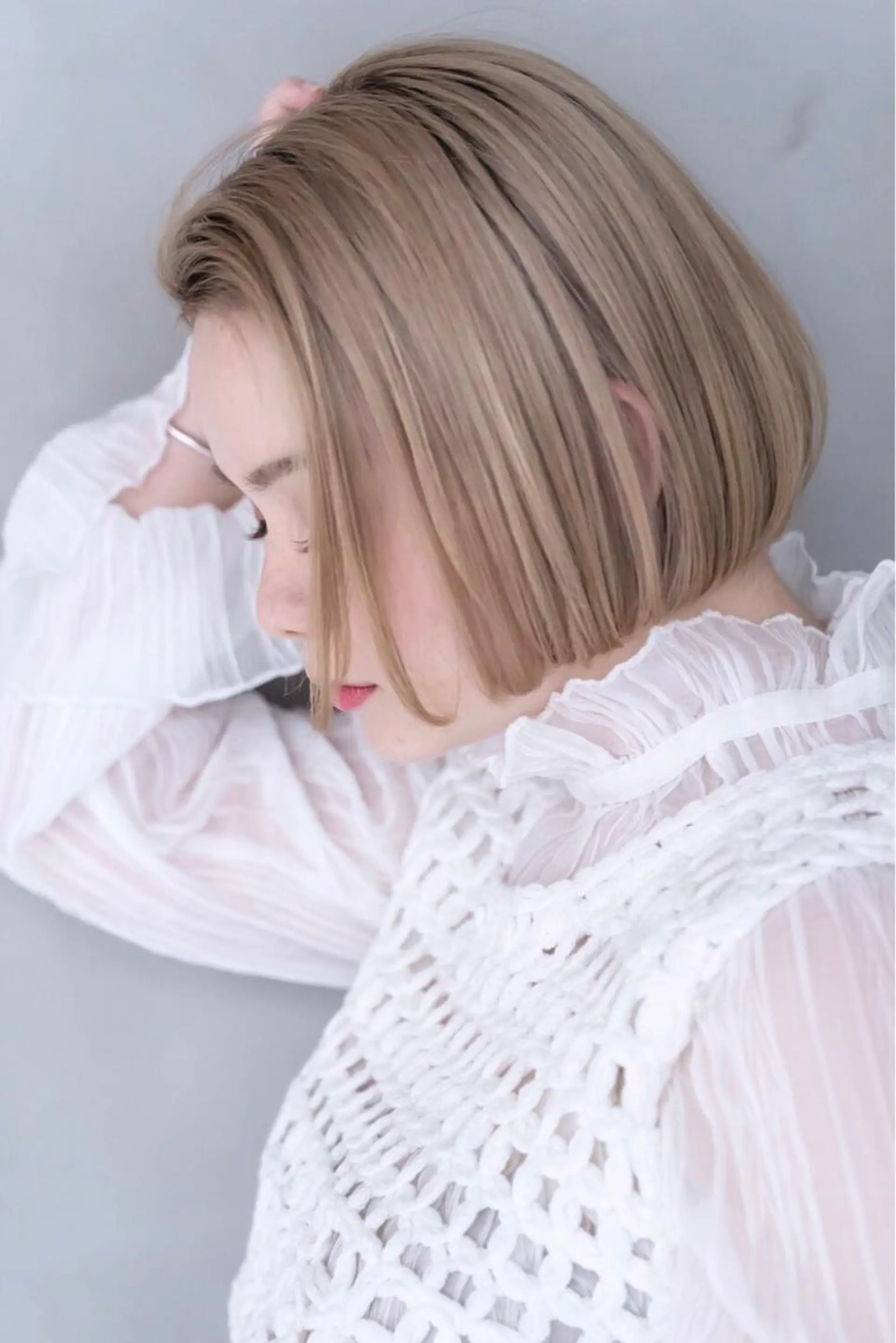 ミディアム カラー パーマ ヘアアレンジ ヘアカラー トリートメント current所属・✨カット美容師 💡高橋優也💡のヘアスタイル