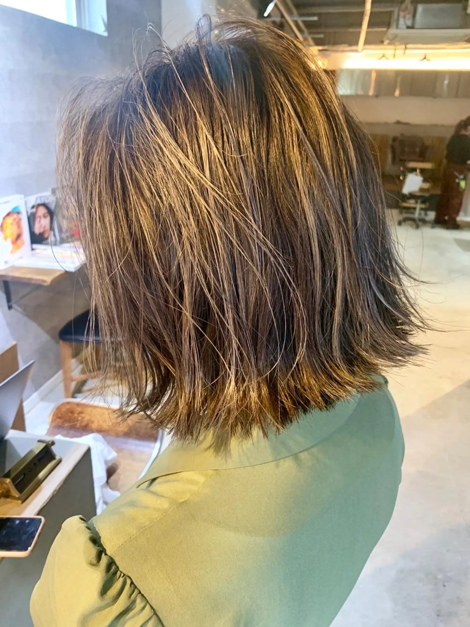 ショート カラー メンズヘア/レイヤー /ボブ山内春輝のヘアスタイル