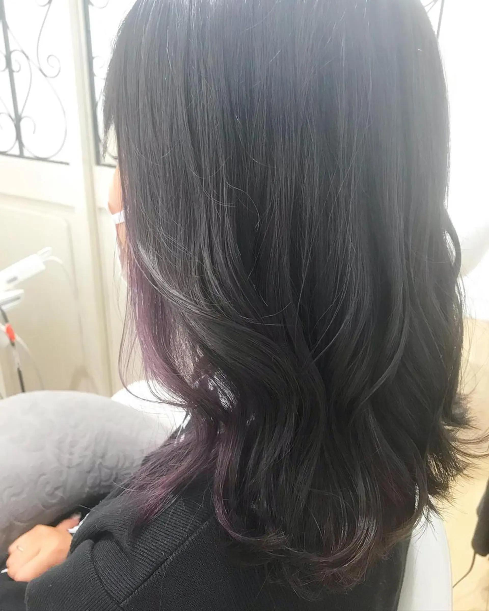 セミロング アッシュ Lall  You 大阪所属・🥛洒落髪小顔cut なら龍崎🥛のヘアスタイル