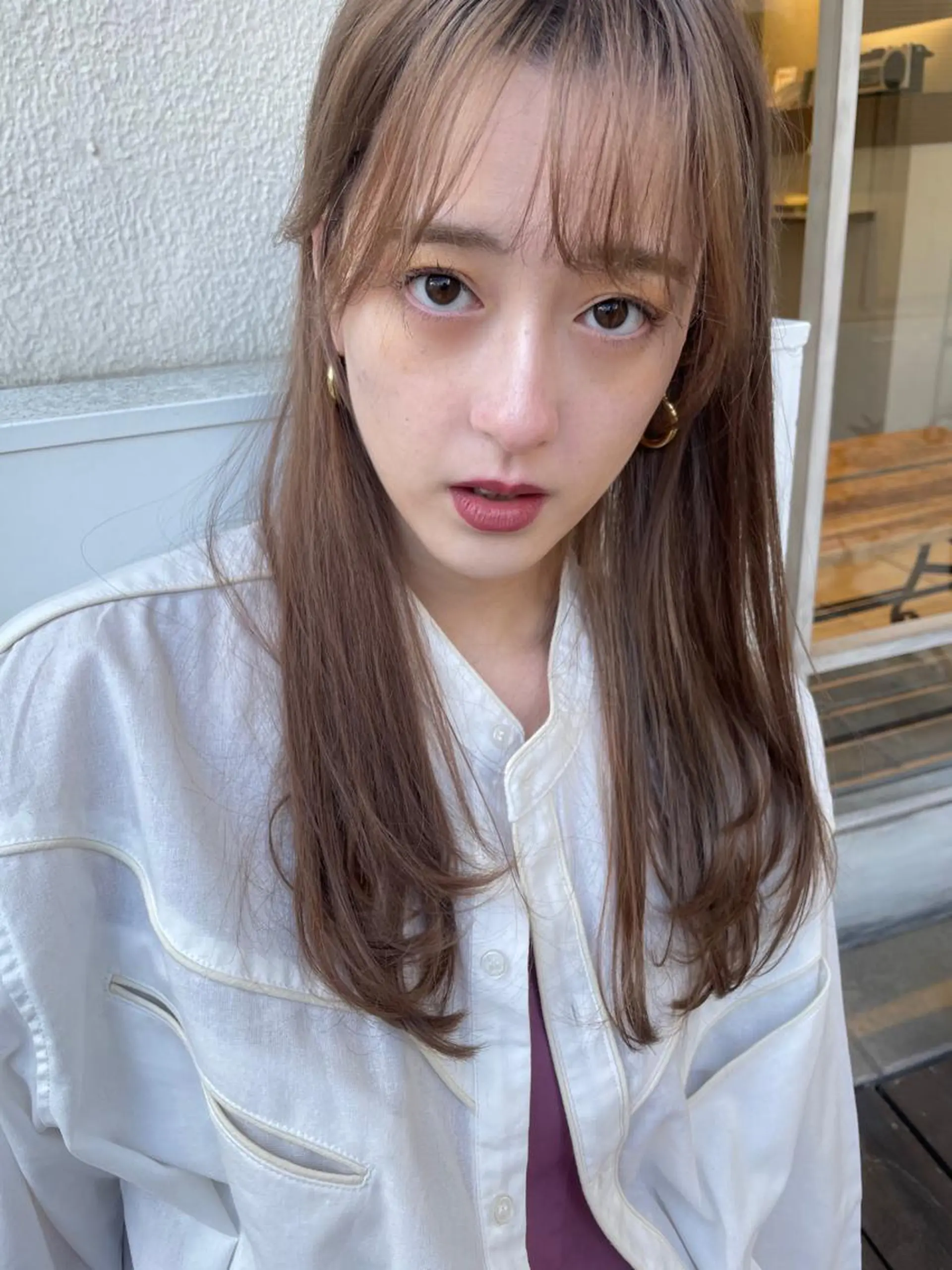 ロング カラー 🙃 透明感カラー/ボブのヘアスタイル