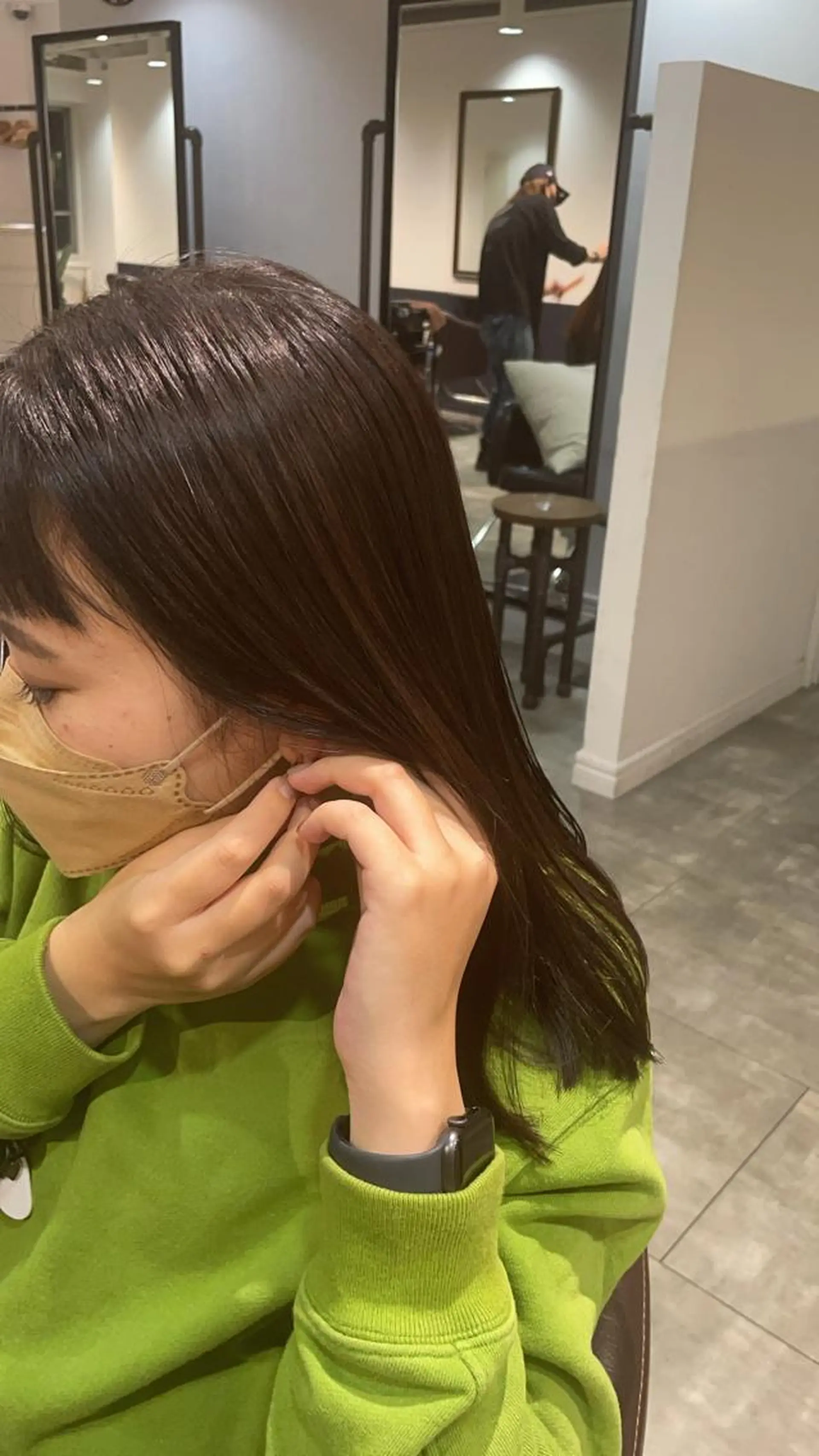 セミロング カラー ボブ美容師 /馬場 翼のヘアスタイル