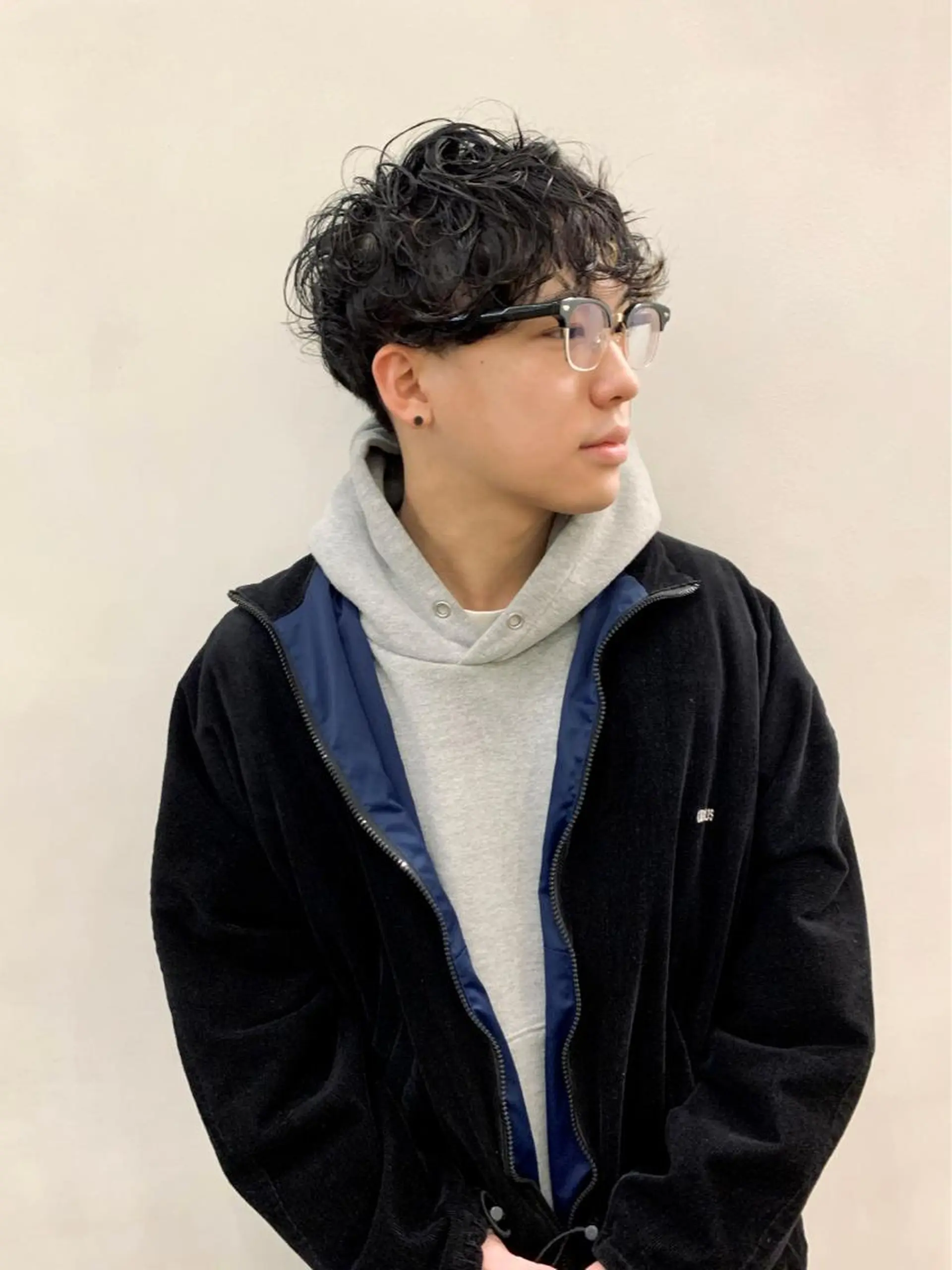 ミディアム パーマ メンズ off所属・【モデルさん募集！】 ✂︎小林マキトのヘアスタイル