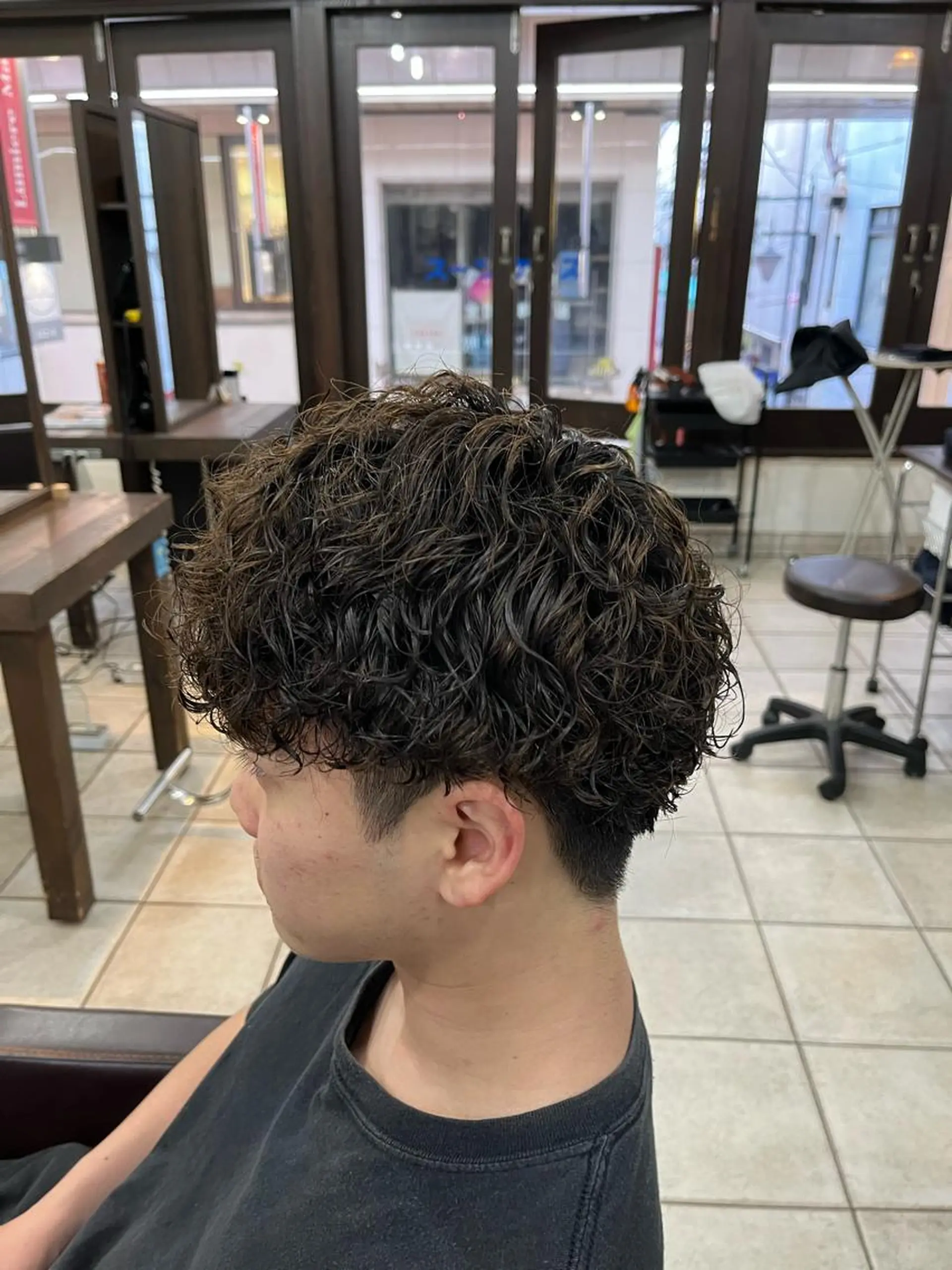 パーマ メンズ カット パーマ カ レラのヘアスタイル