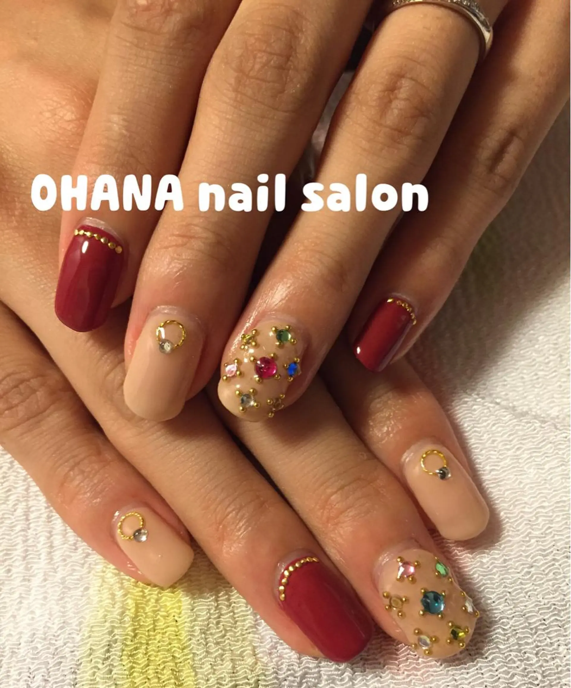 ネイル ボルドー 那覇🏝️台湾人 ネイリストSHIUのネイルデザイン