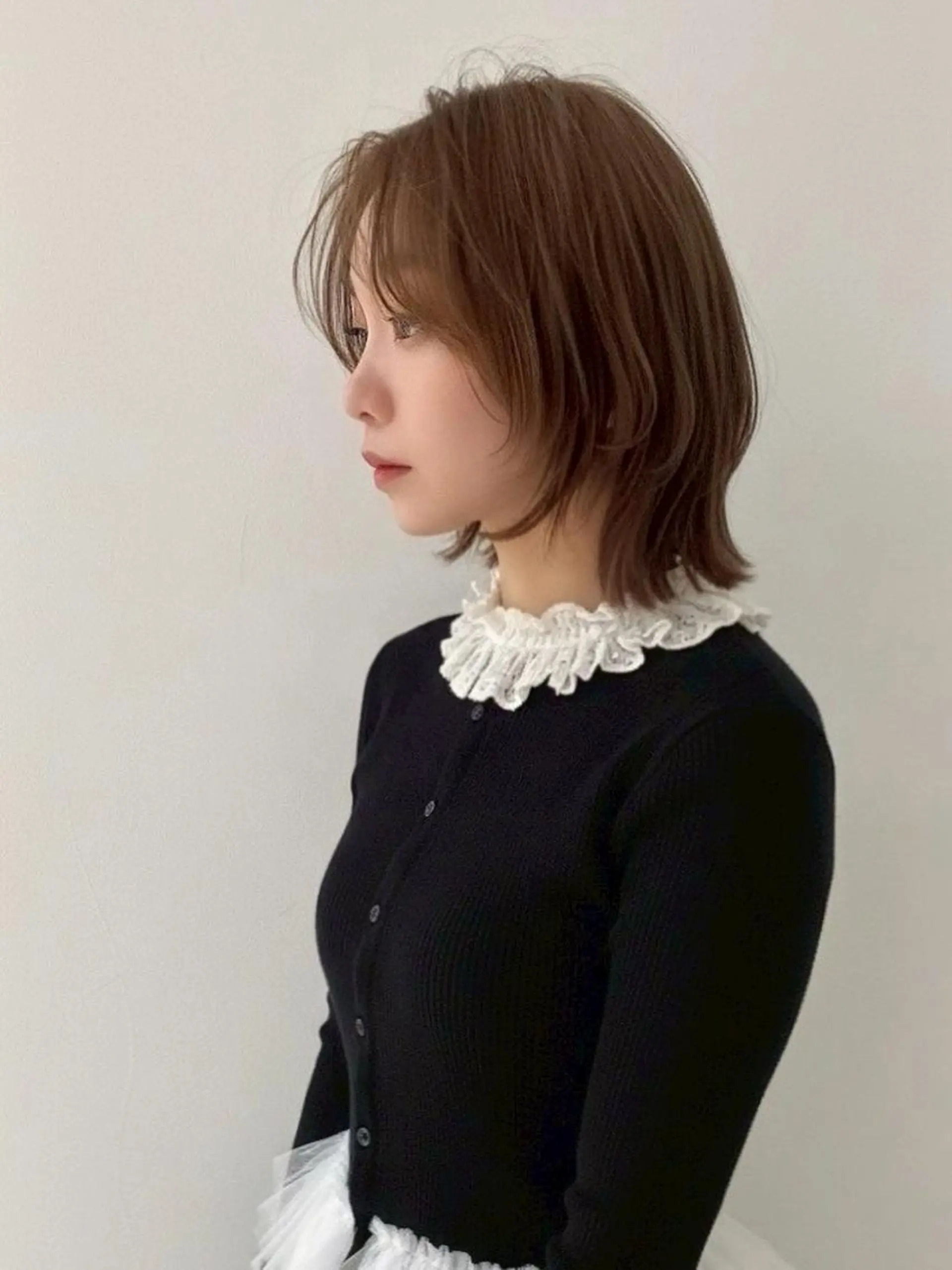 ミディアム 柔らかい縮毛矯正/ ボブ/北林のヘアスタイル