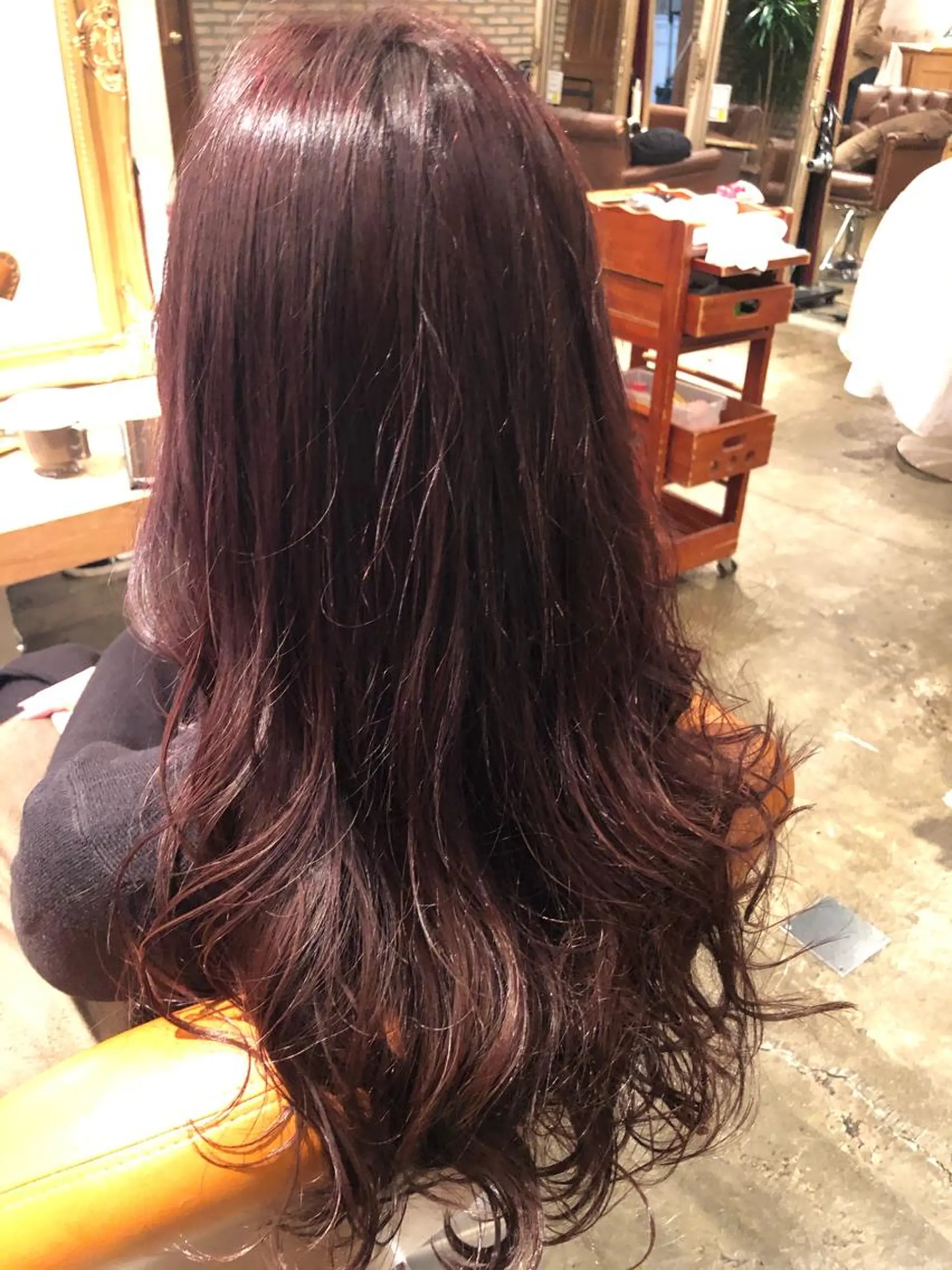 ロング カラー ブリーチ ブリーチなしカラー カット ヘアカラー トリートメント 韓国風カット/ 髪質改善 黒崎のヘアスタイル