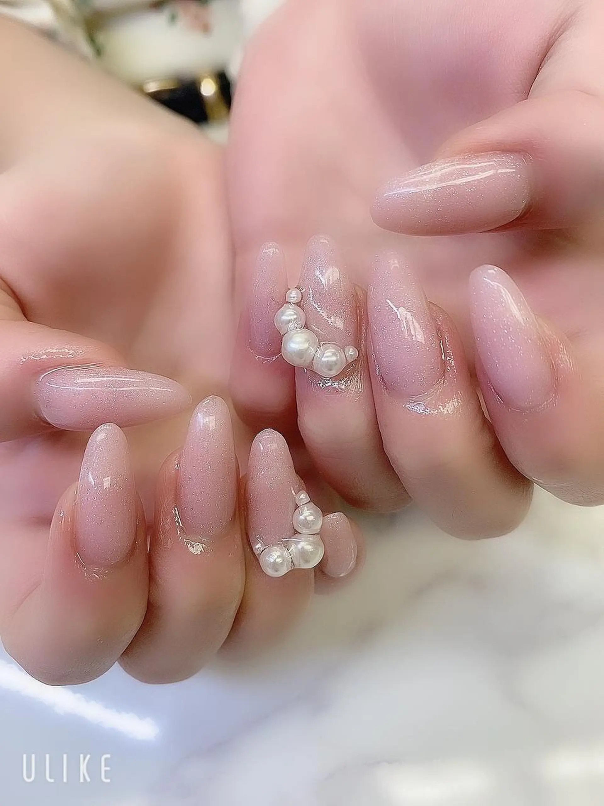 セミロング ハンドネイル JNA認定講師🌸 RIEのネイルデザイン