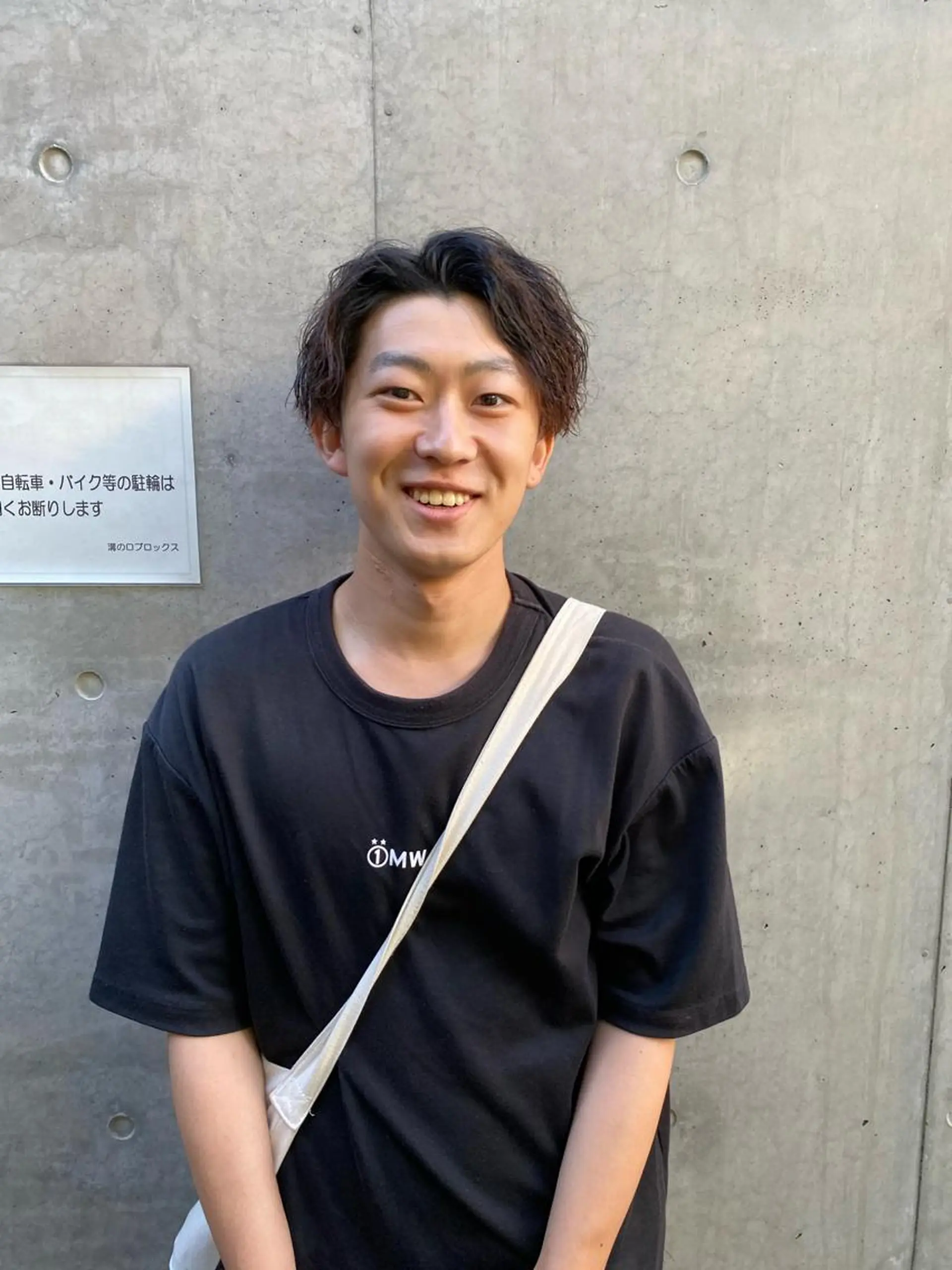 ミディアム パーマ メンズ カット パーマ 菊池大一 溝の口パーマのヘアスタイル