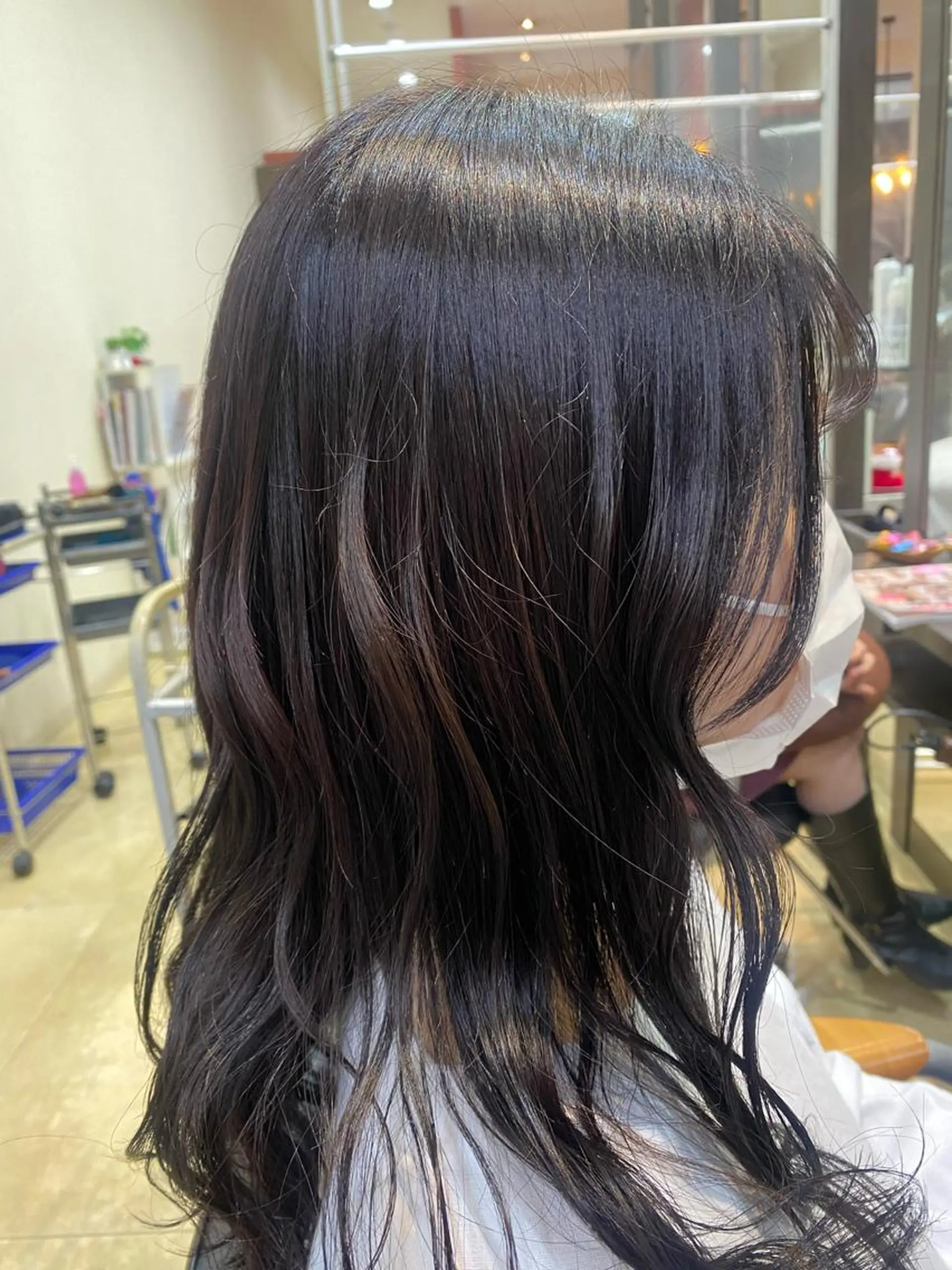 ロング カラー 郡山駅前美容室 Hair Life Hana&Co (ヘアーライフハナコ)所属・MᗩïＫᗩ 郡山駅ua/マツパのマツエク・マツパデザイン