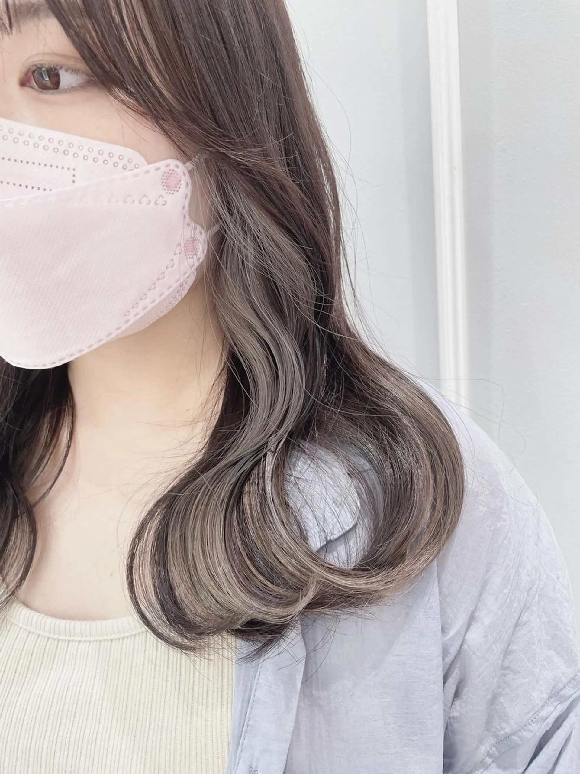 ミディアム カラー ブリーチ カット ヘアカラー トリートメント 🦖鶴岡香純🦖 産休中のヘアスタイル