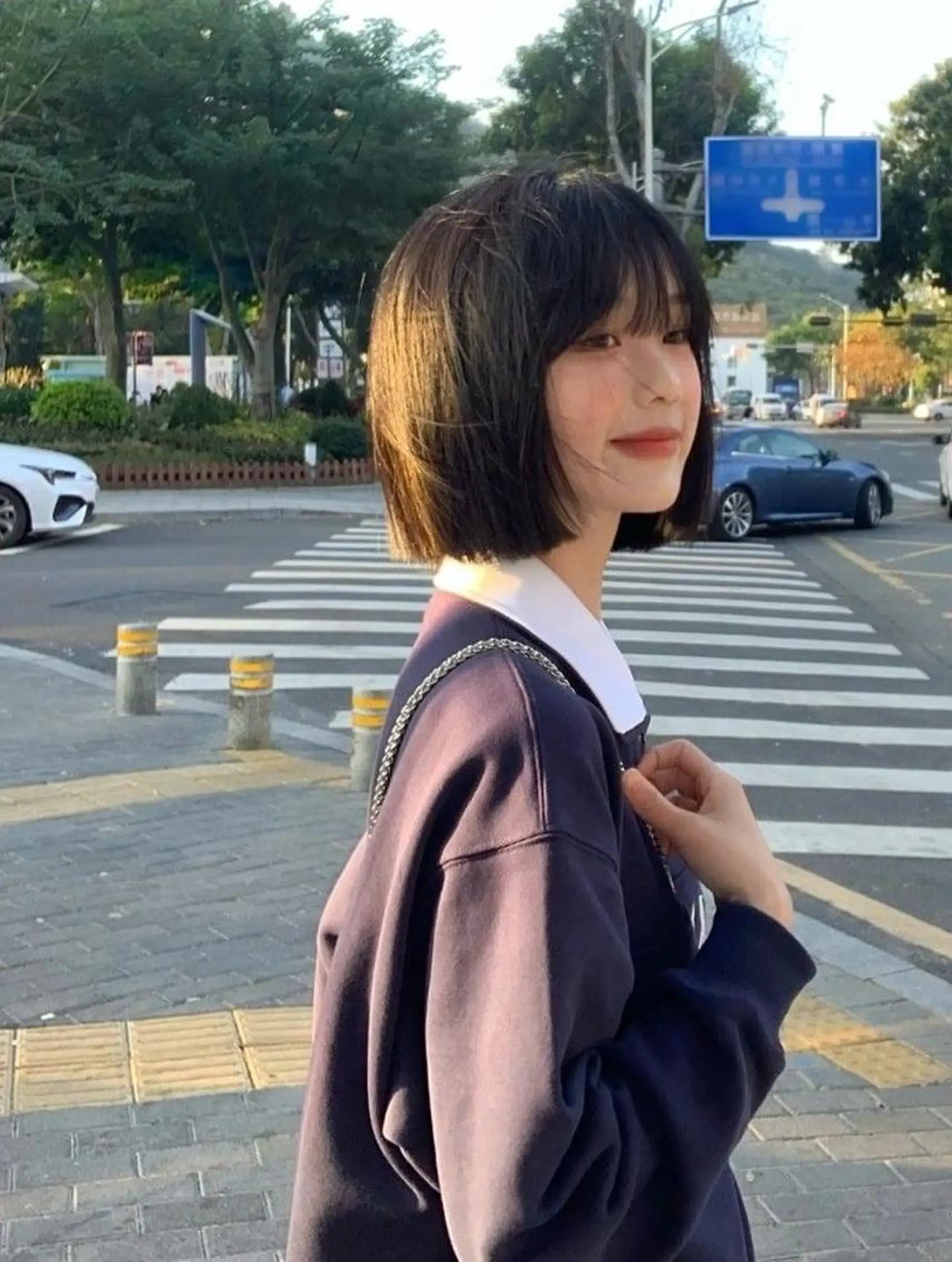 カラー 艶髪/韓国レイヤー 🤍Houtoのヘアスタイル