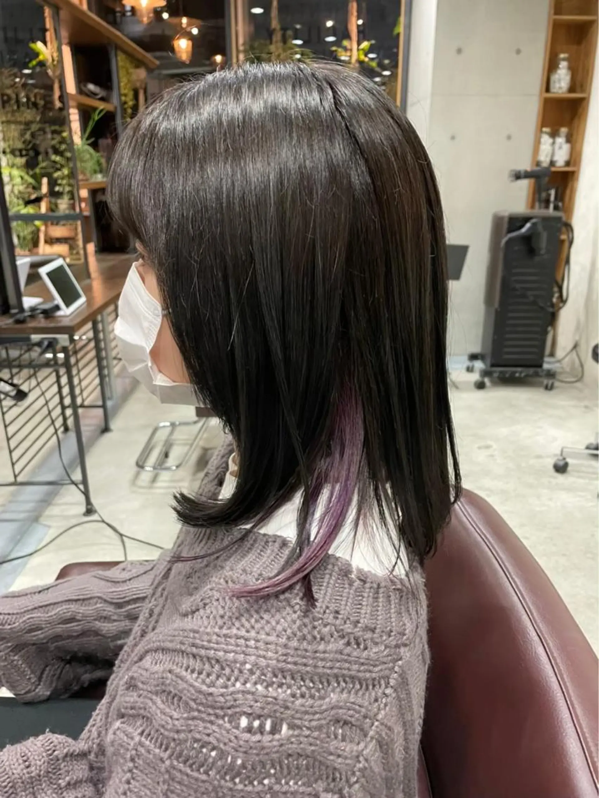 ミディアム カラー 高橋 りかのヘアスタイル