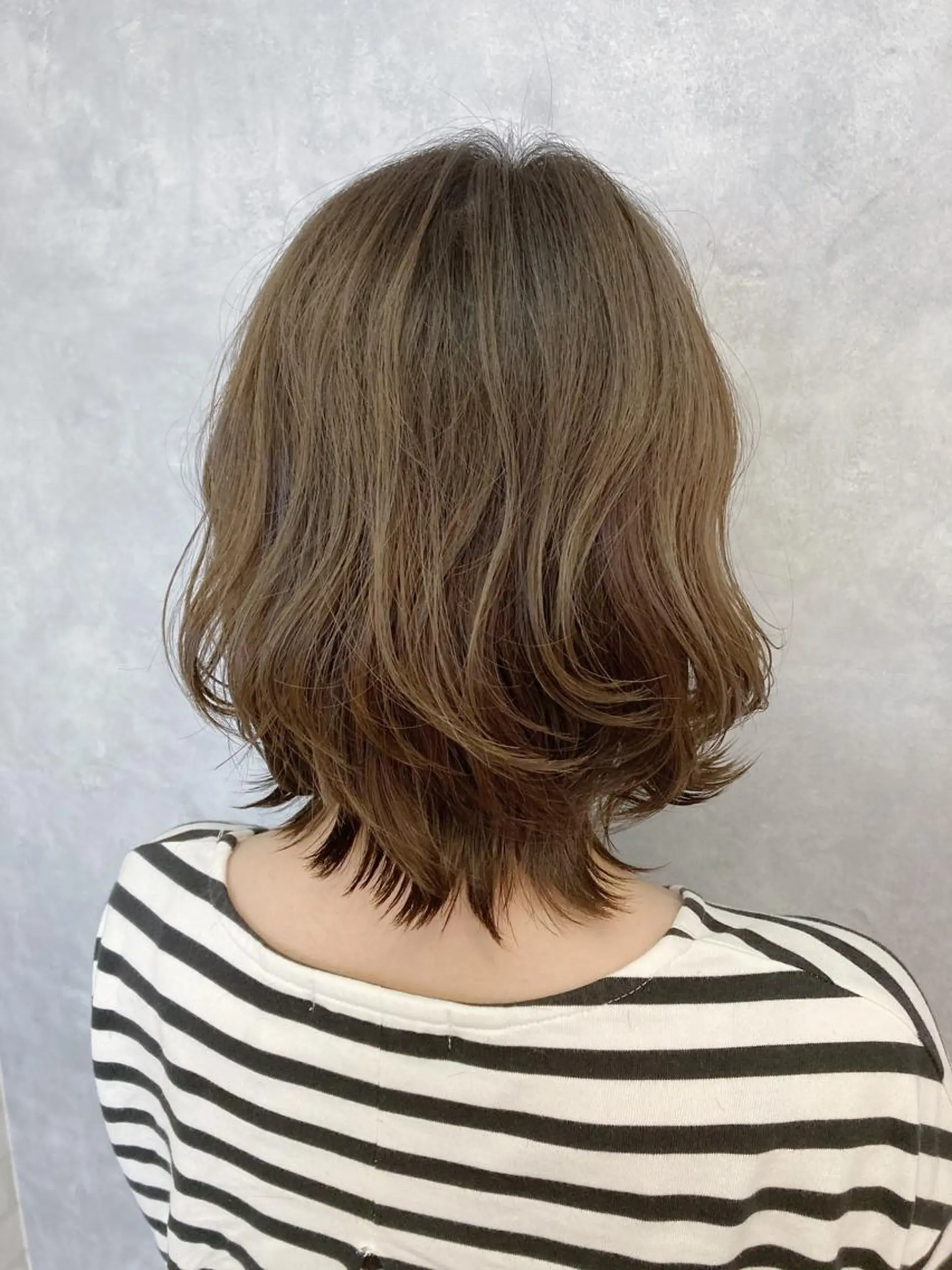 ミディアム カラー カット ヘアカラー トリートメント 五月女 隼人のヘアスタイル