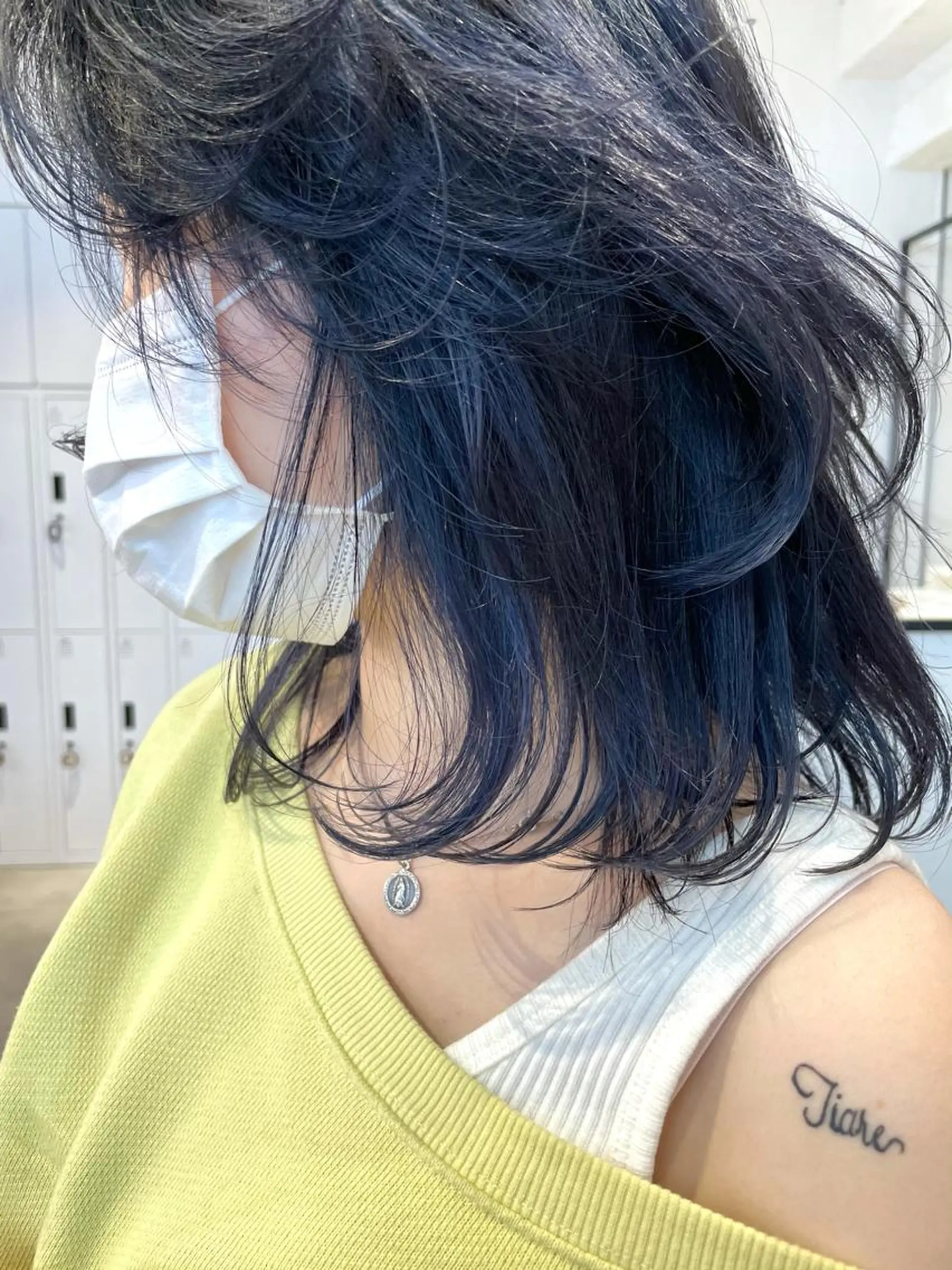 ミディアム カラー カット パーマ 🇰🇷カルマパーマ kaito🇰🇷のヘアスタイル