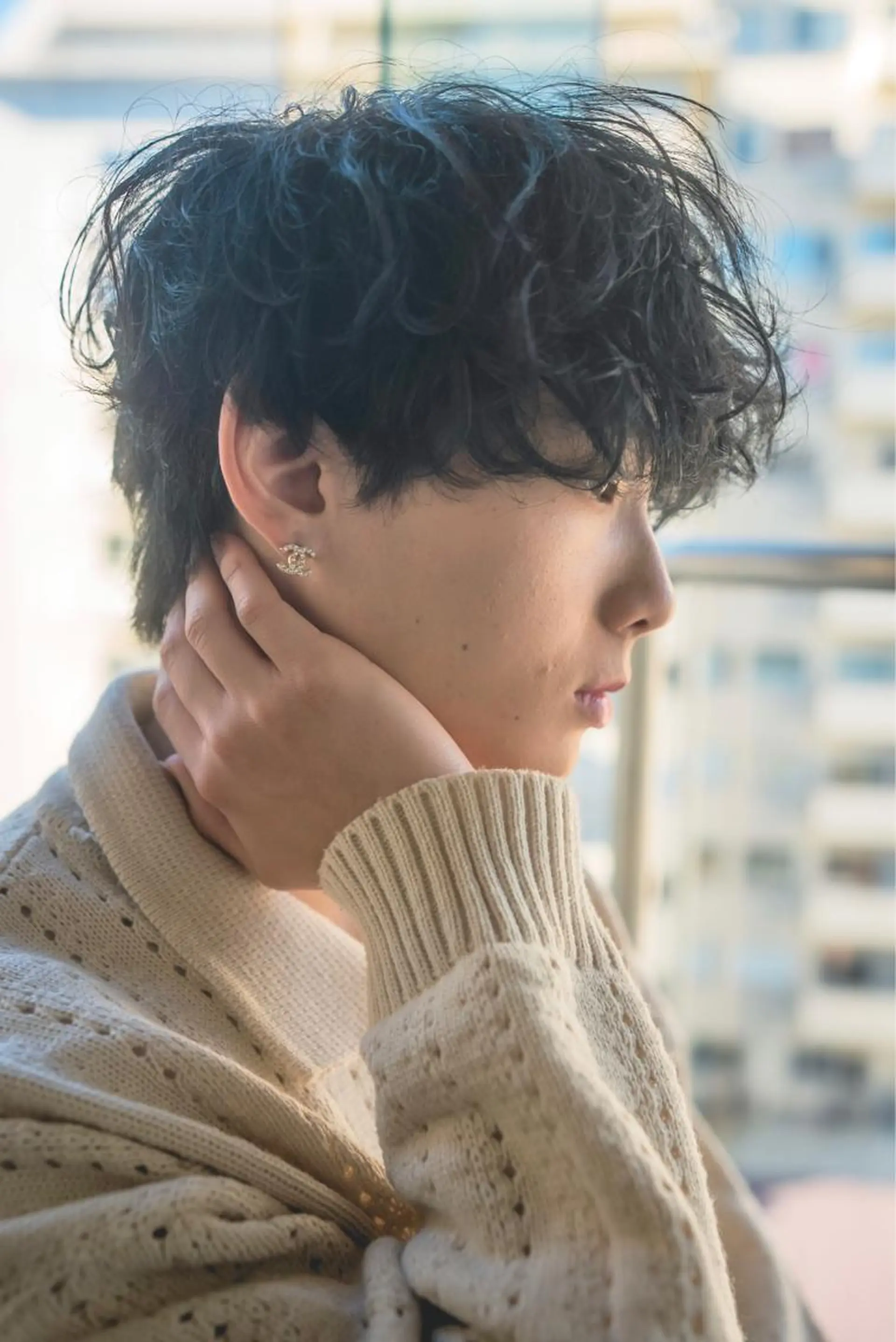 ショート パーマ メンズ メンズパーマ トリートメント おしゃれパーマ メンズ特化/みーまんのヘアスタイル