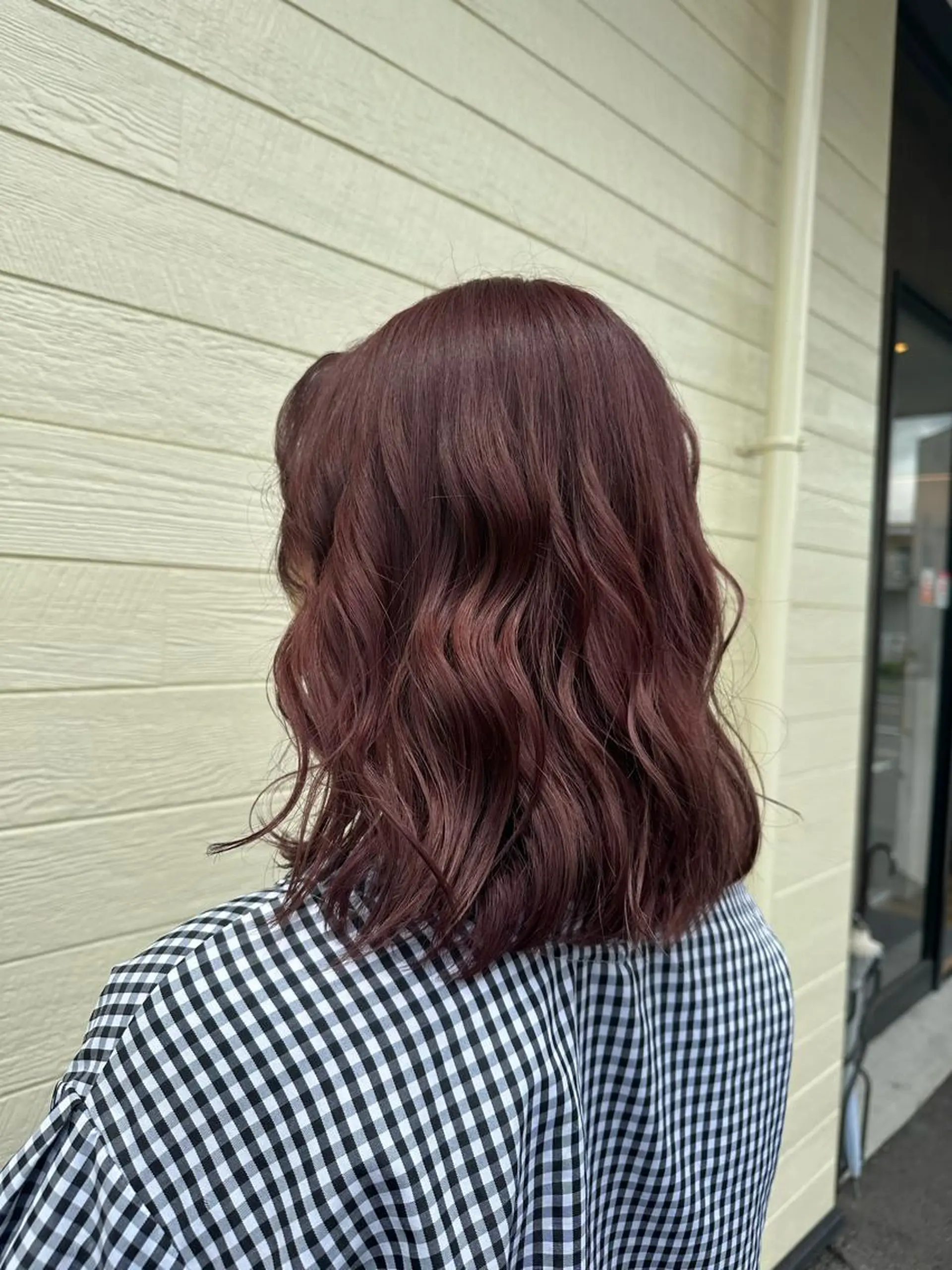 ミディアム カラー レッドカラー カット ヘアカラー arl 豊田店のヘアスタイル