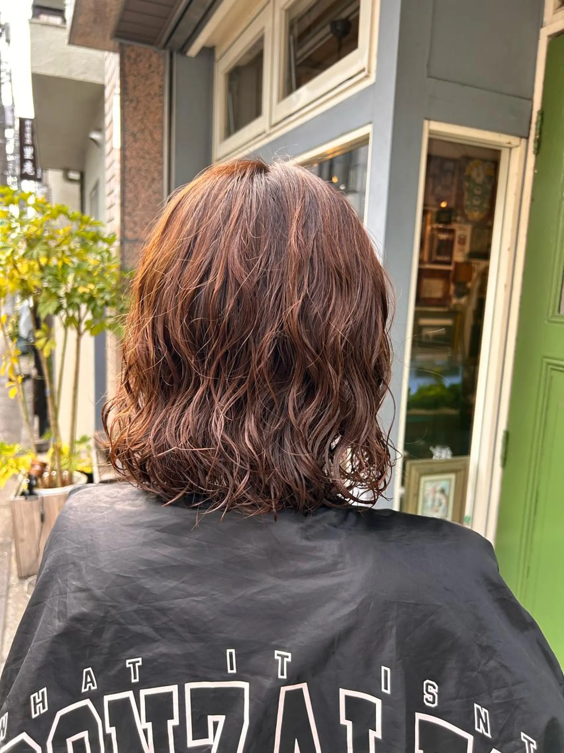 ショート パーマ カット パーマ トリートメント 清水千優/パーマ/透 明感カラー/メンズのヘアスタイル