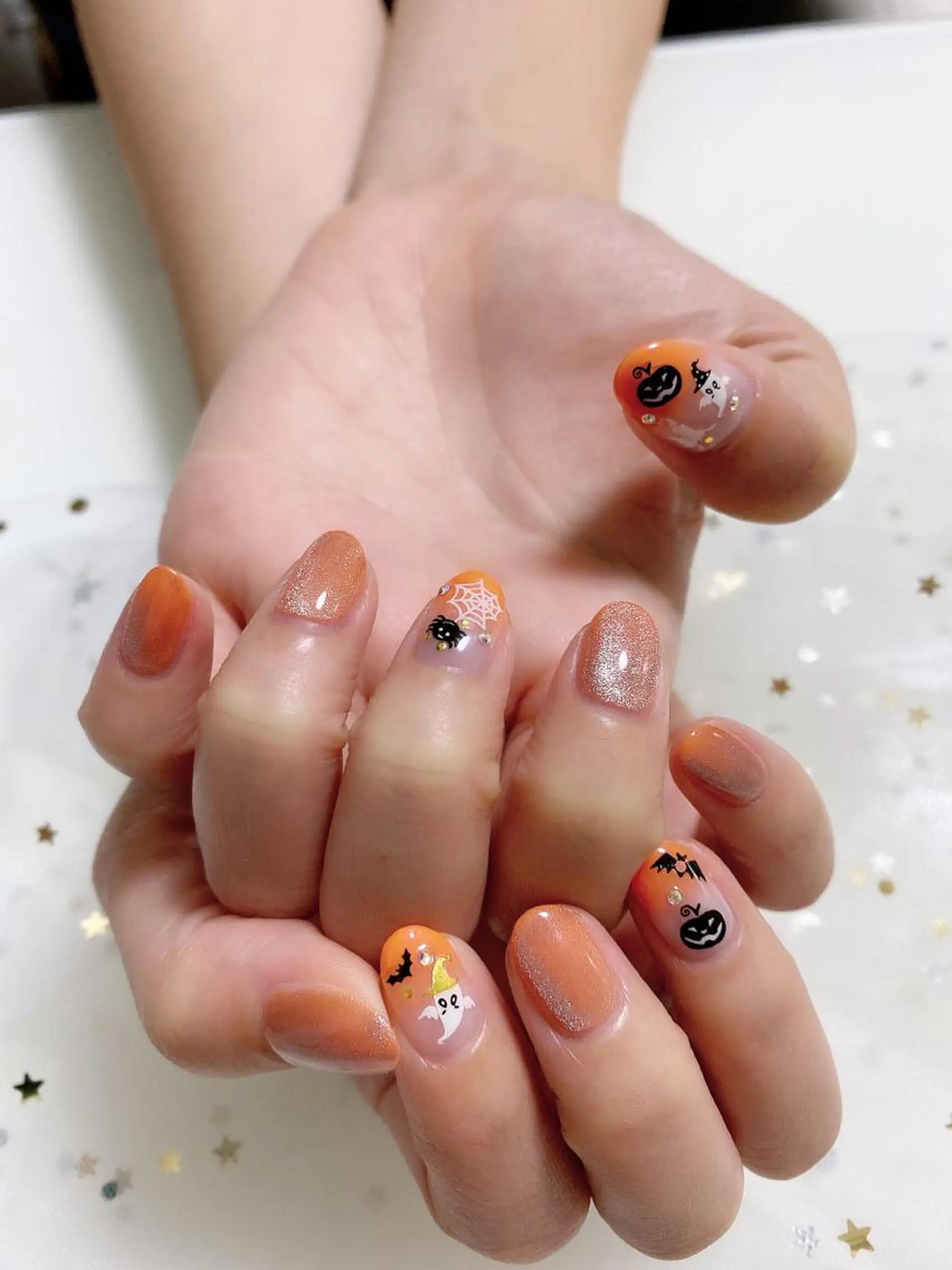 ネイル ハロウィン Urara 0729のネイルデザイン