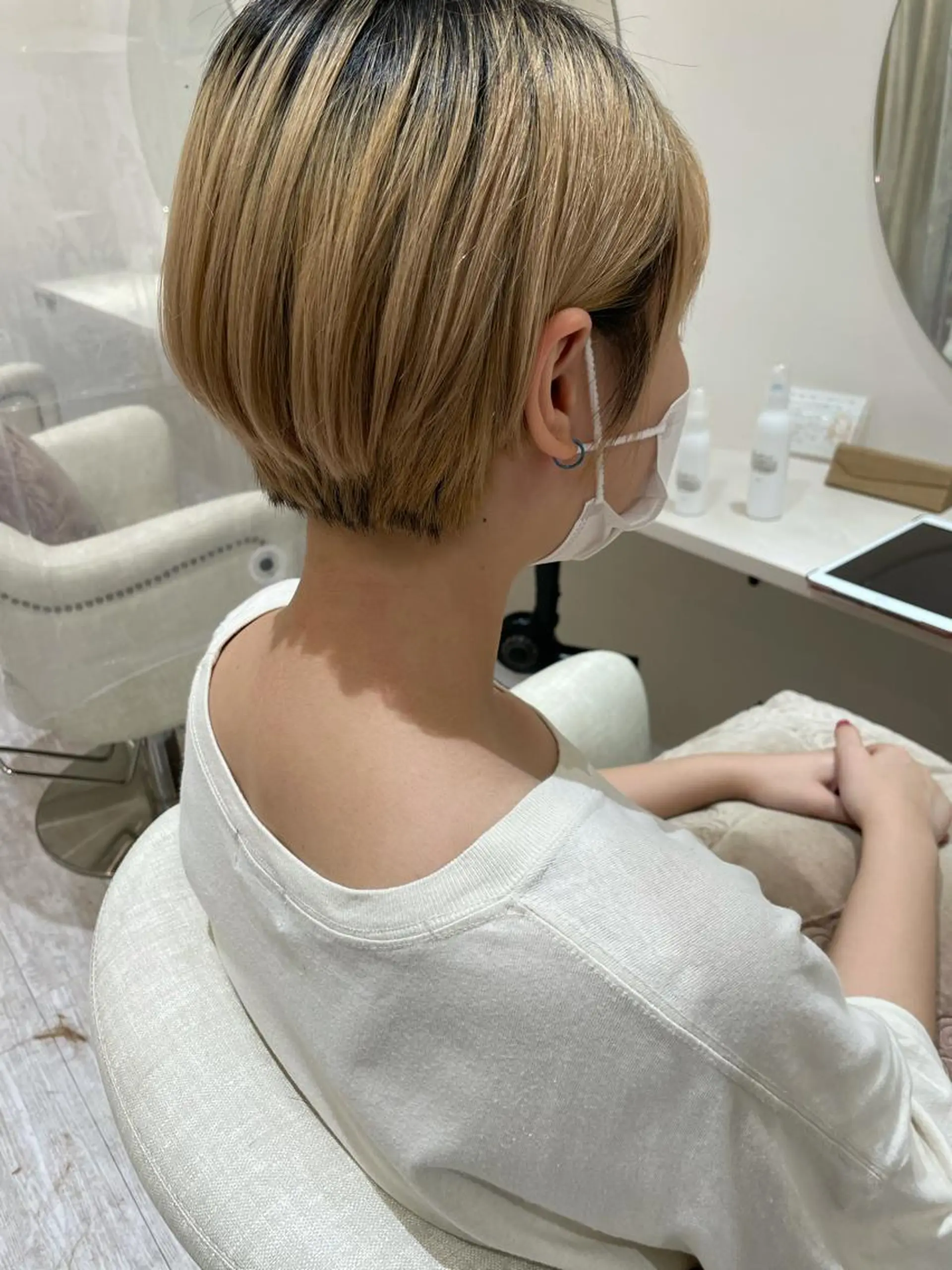 ショート カット Chiho / 梅田 / ボブ/ パーマのヘアスタイル