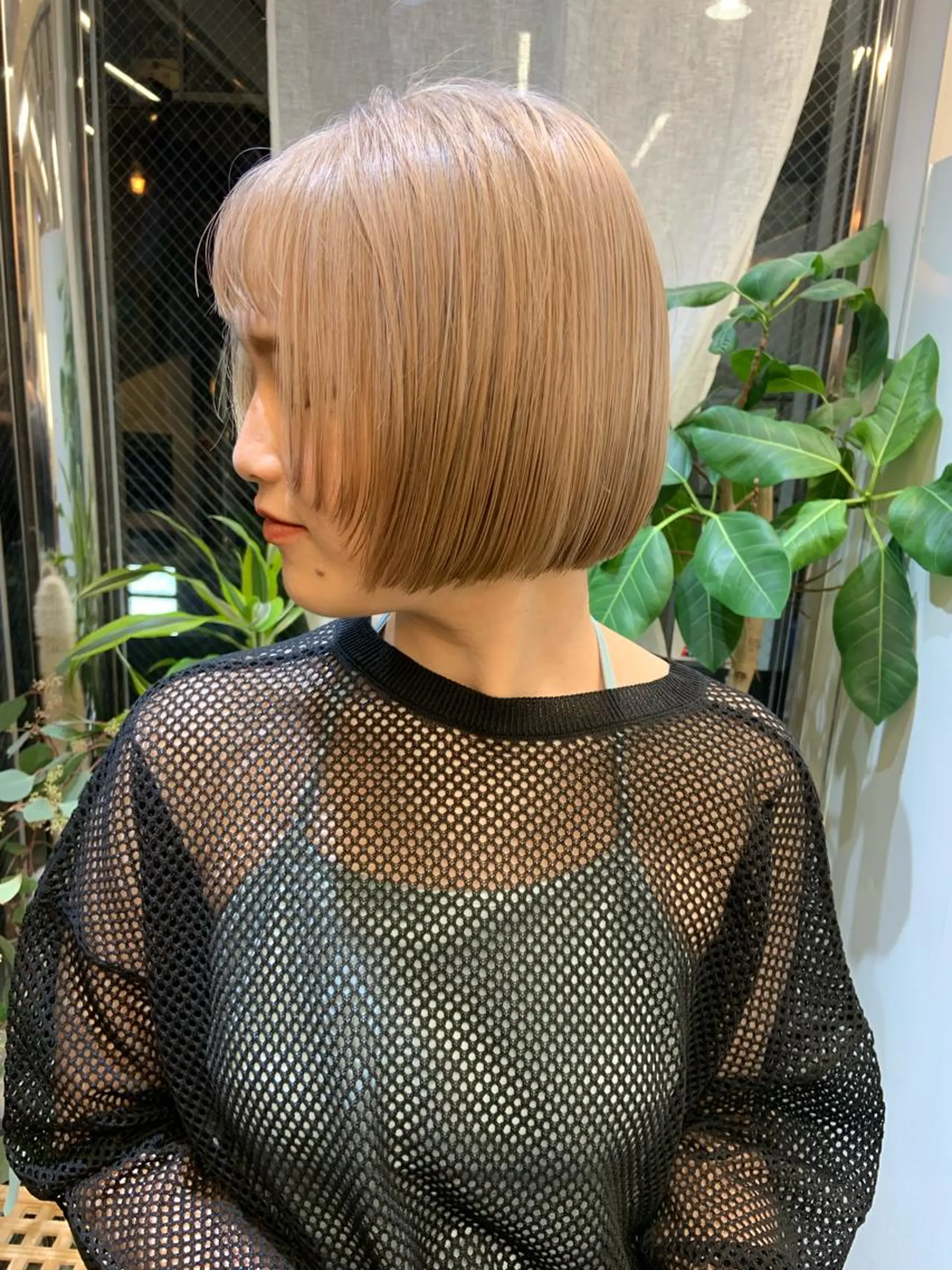 ショート ヘアカラー トリートメント #美髪矯正#艶カラー Natsuのヘアスタイル