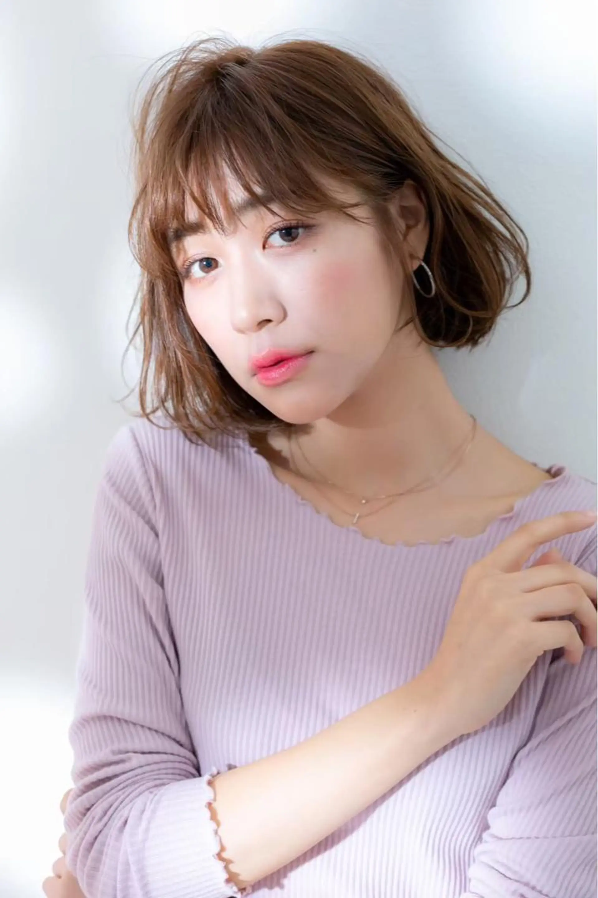 ショート カラー ヘアアレンジ AGU akariのヘアスタイル