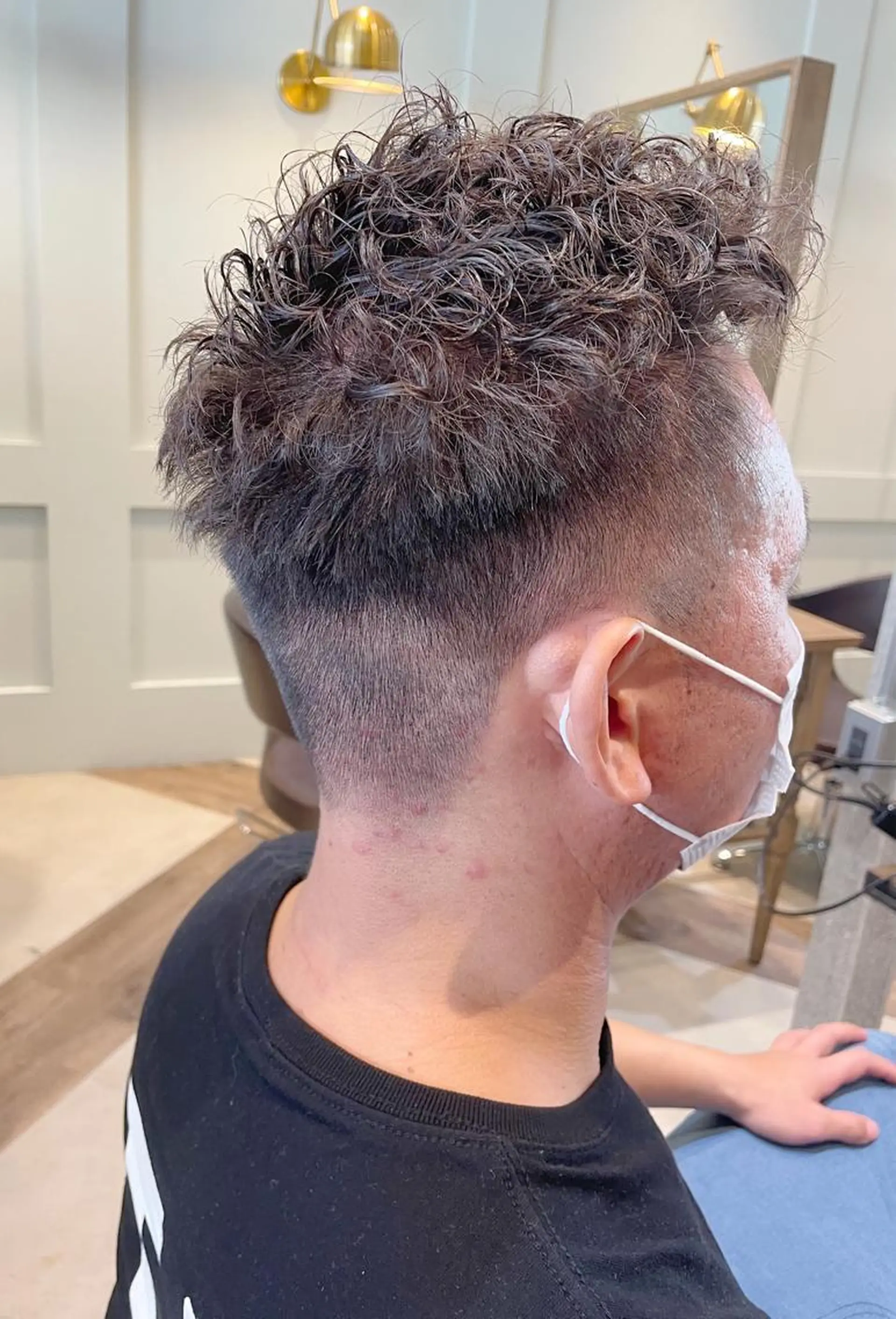 パーマ メンズ ケアブリーチ /髪質 改善/古橋圭史郎のヘアスタイル