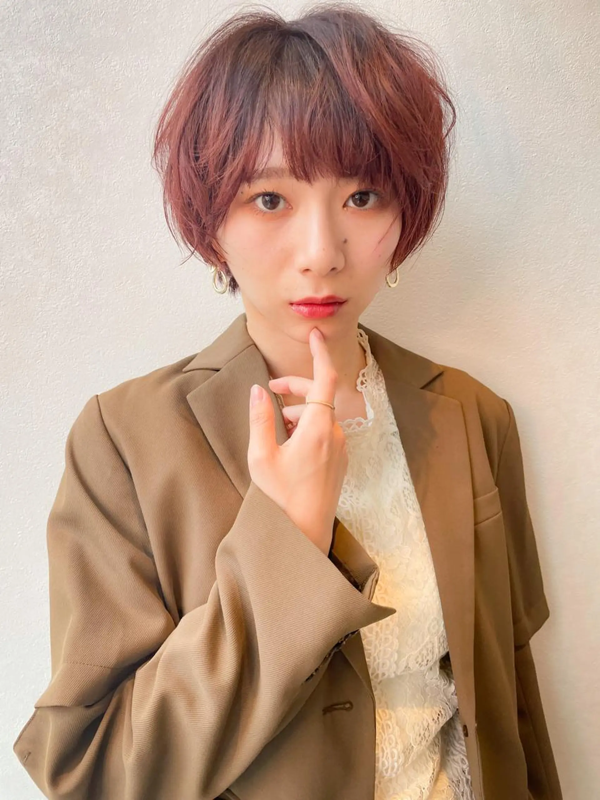 ショート カラー カット 髪質改善/ブリーチ 田代 龍我のヘアスタイル