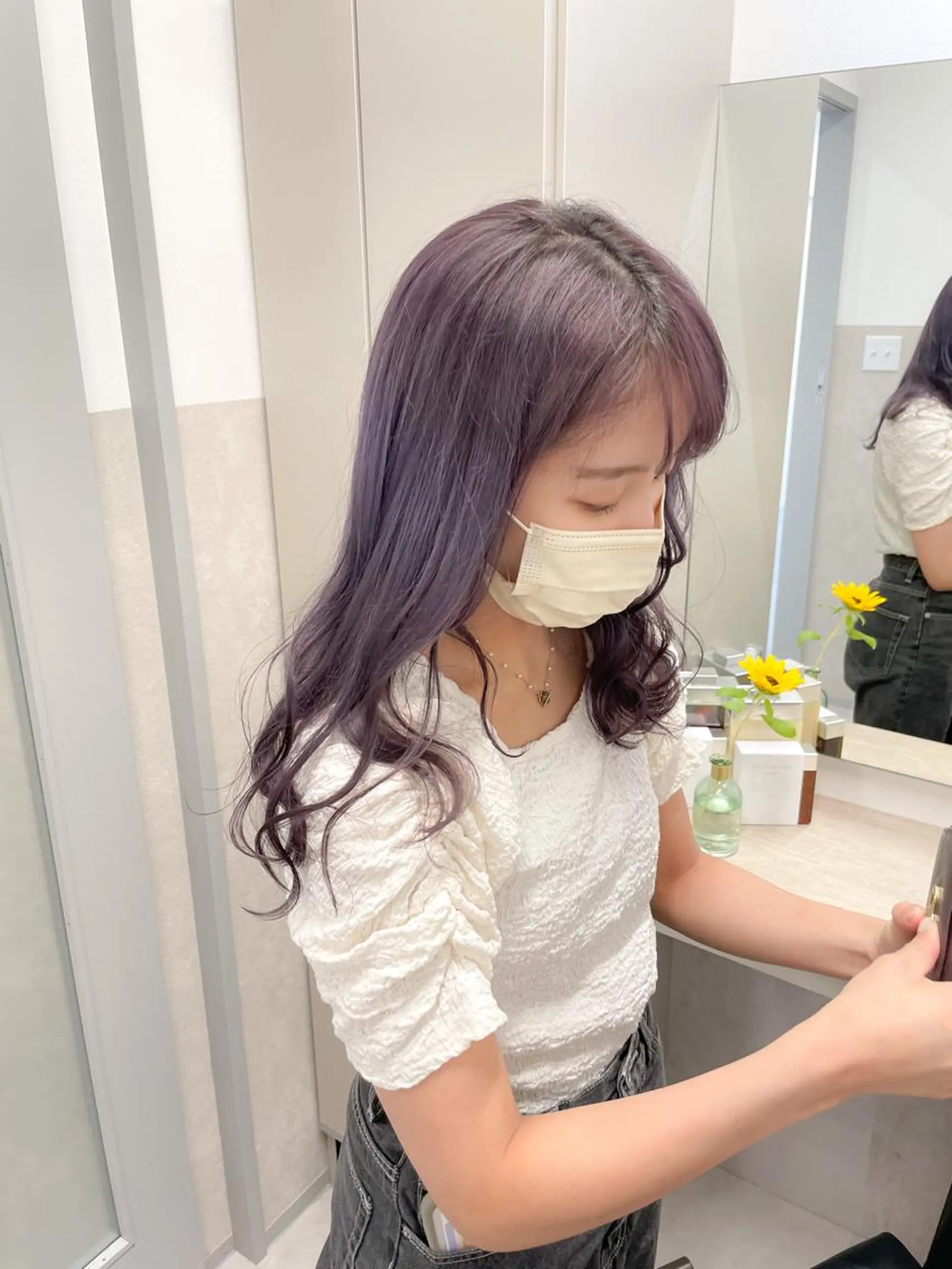 ロング カラー ヘアアレンジ ブリーチ autre所属・大久保 ひでなりのヘアスタイル