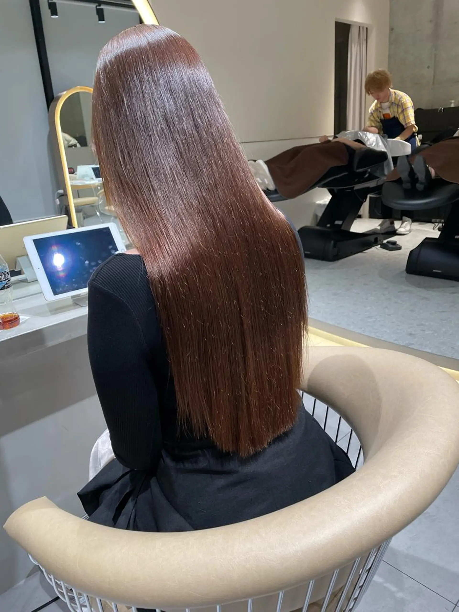 セミロング トリートメント 《髪質改善✖️オリー ブ🧸》小嶋拓也のヘアスタイル