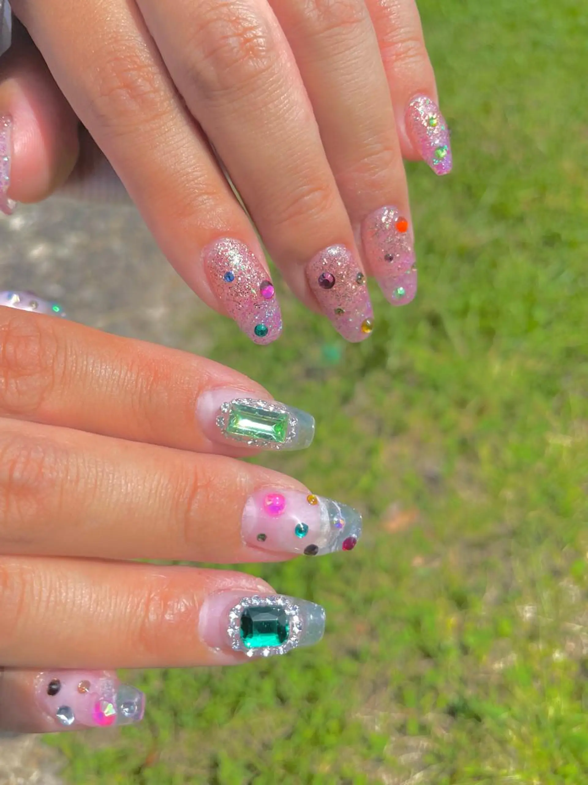 ネイル キラキラネイル Ri-e's nailのネイルデザイン