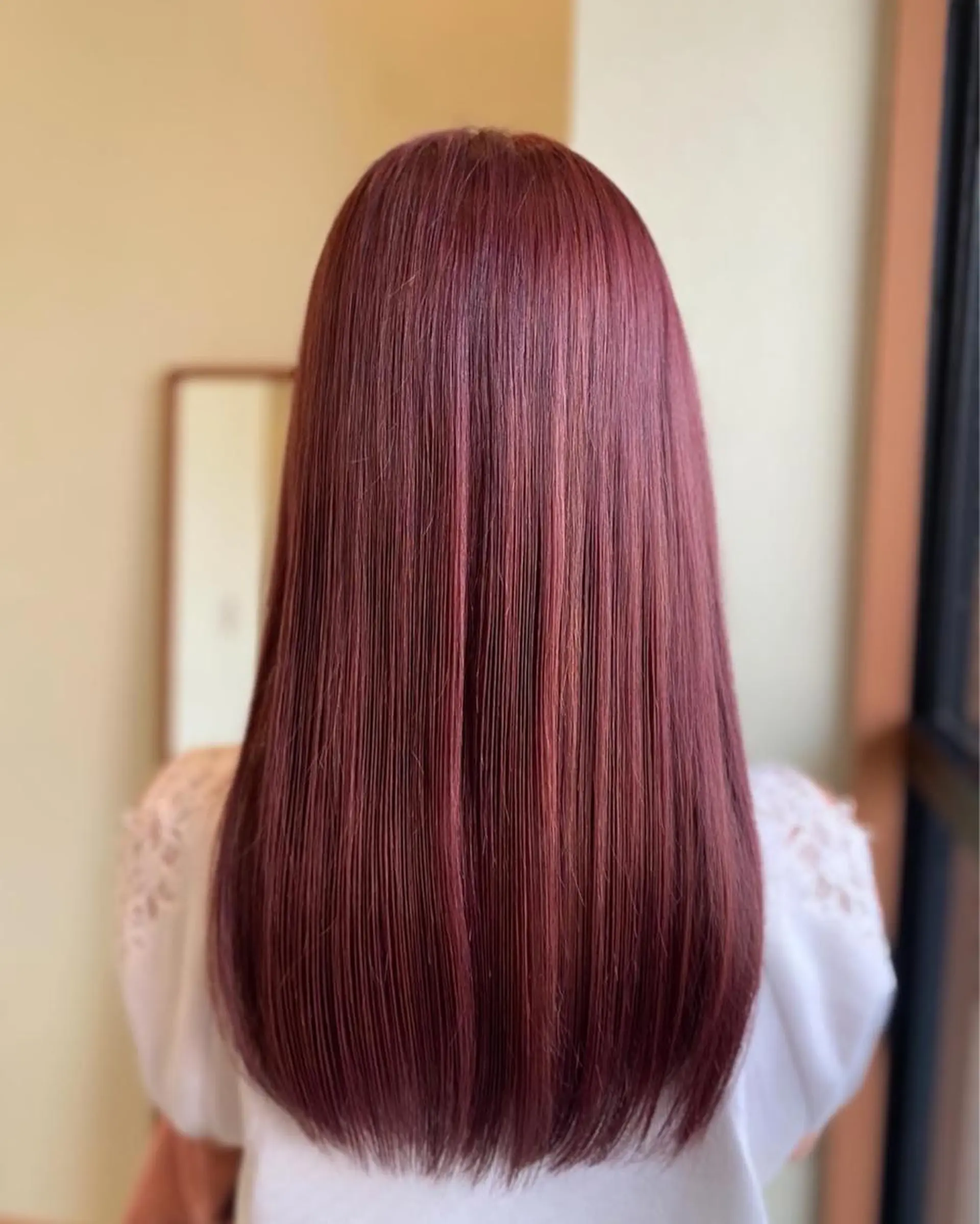 カラー ピンクカラー カット ヘアカラー トリートメント NUMBER 天王寺YUYAのヘアスタイル