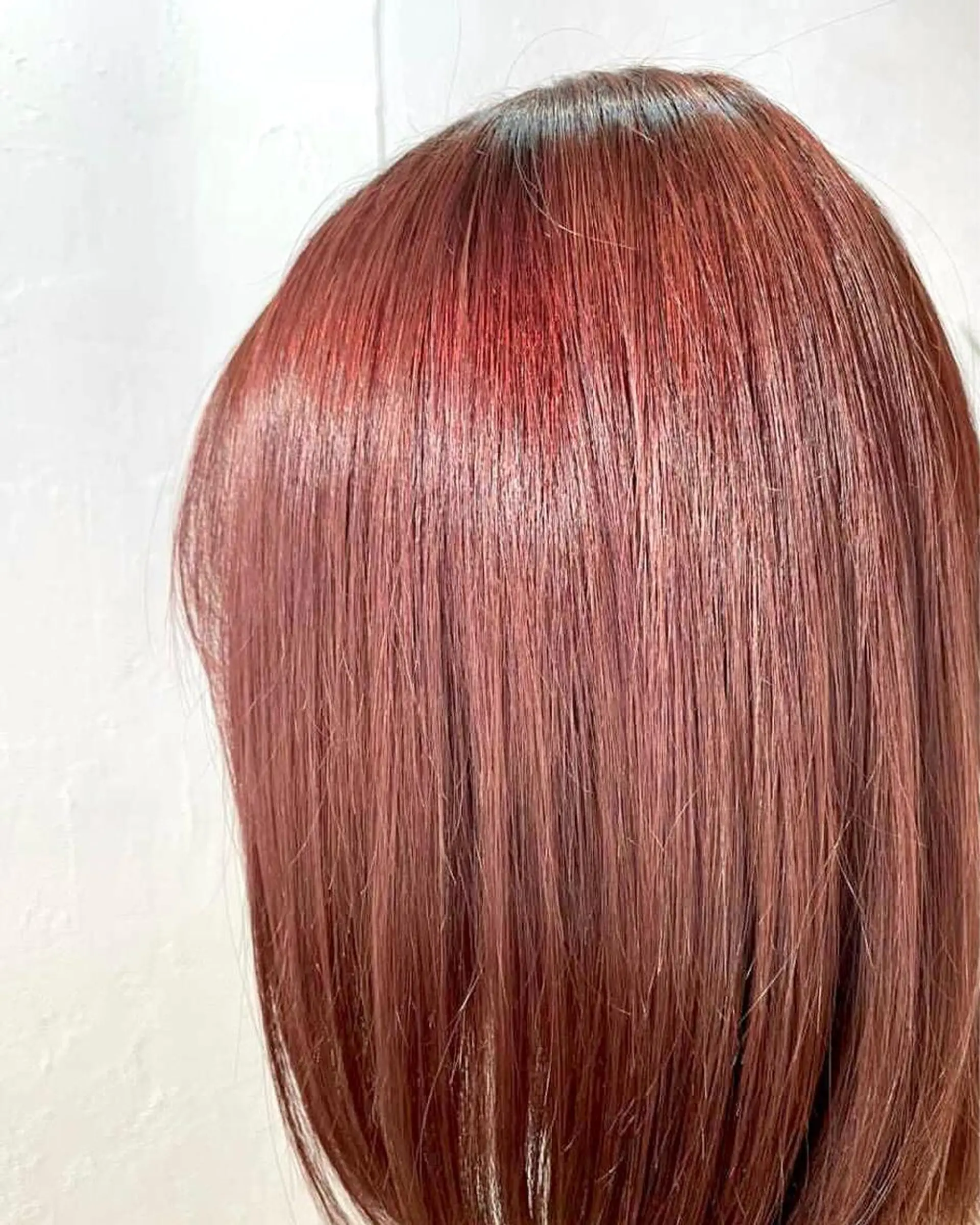 ミディアム 縮毛矯正 縮毛矯正 千 田のヘアスタイル