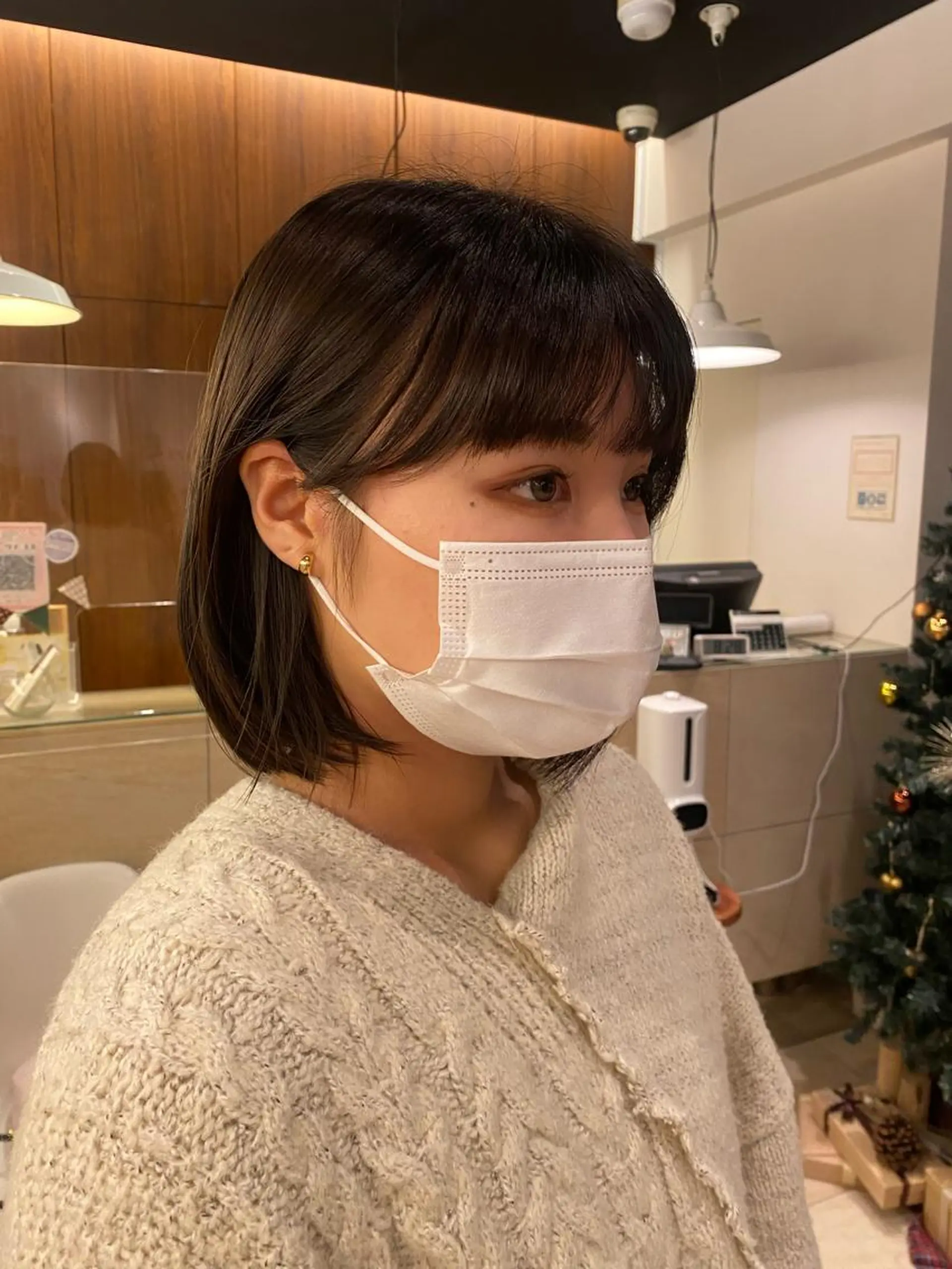 ミディアム カラー watanabe mioのヘアスタイル