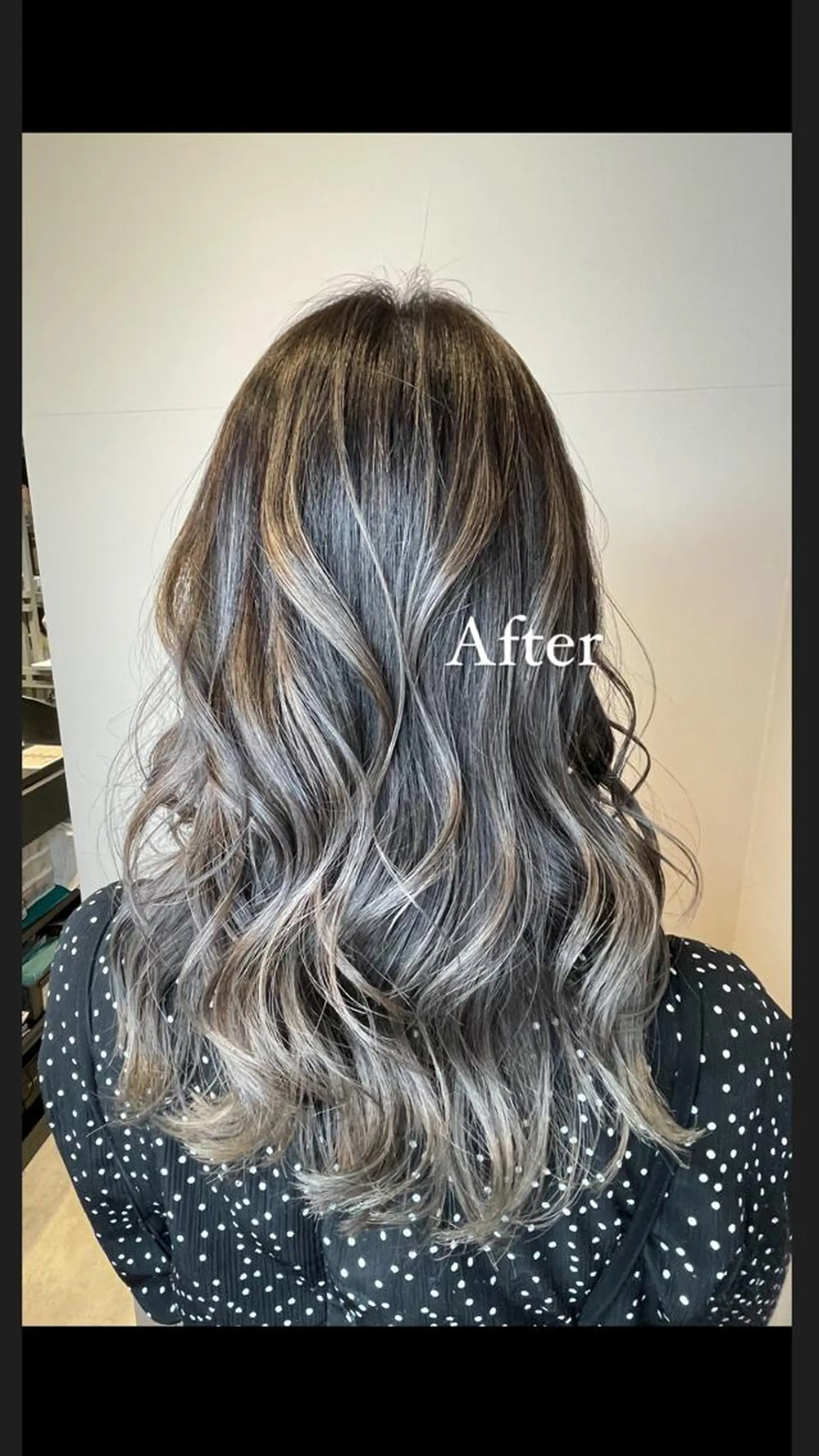 ロング カラー バレイヤージュ レイヤーカット ヘアカラー トリートメント ブリーチ👩‍🦳/ ‪✂︎MANAMIのヘアスタイル