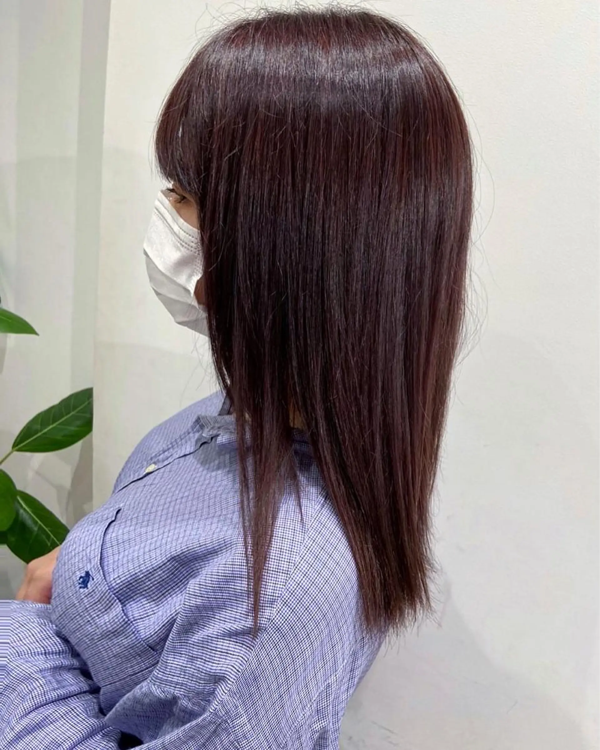 カラー ブリーチ ブラウンカラー カシス 杉江花琳/ メンズヘア/韓国ヘアのヘアスタイル