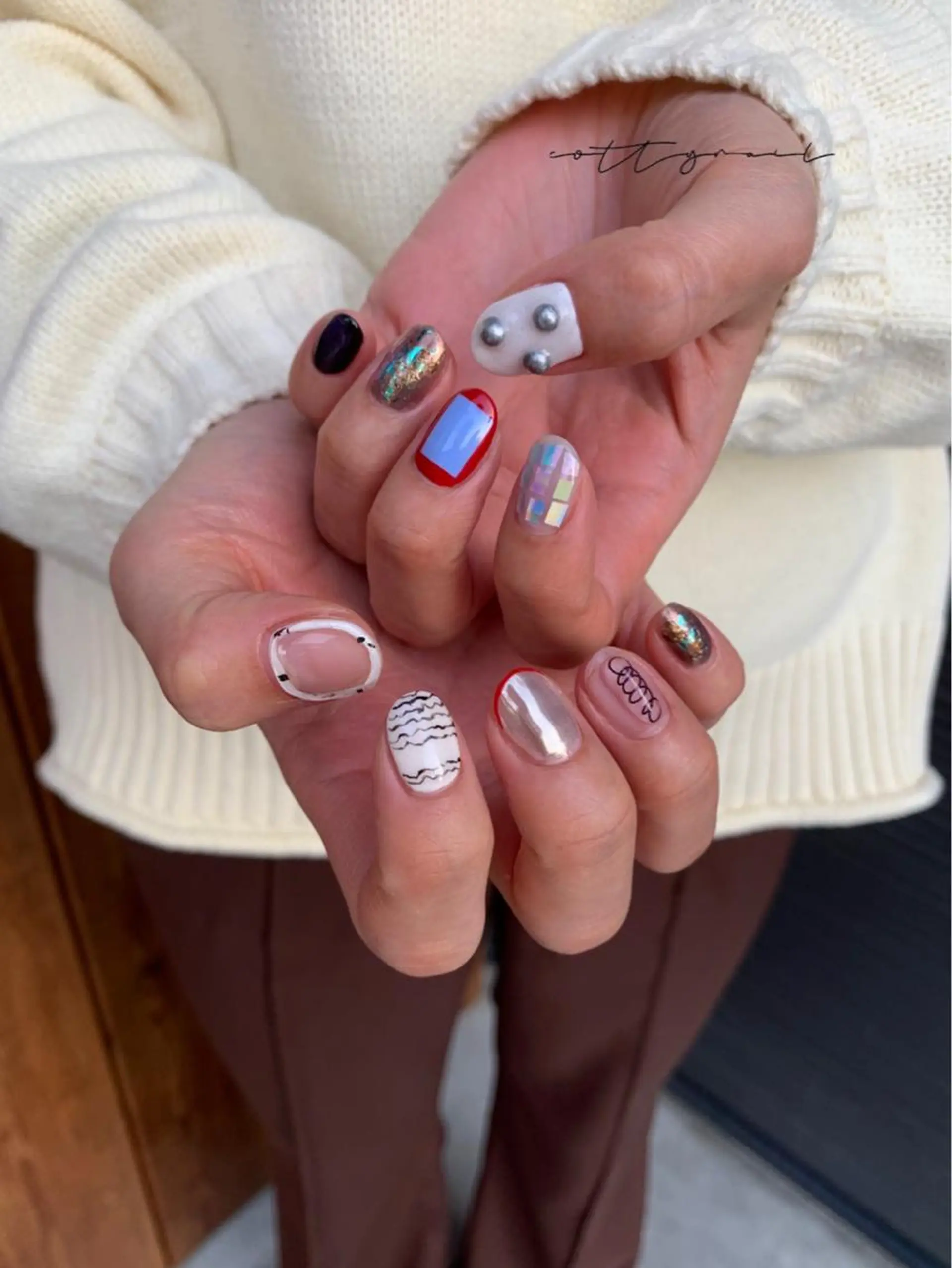 ネイル アートネイル ジェルネイル ニュアンスネイル cottynail -miki-のその他イメージ