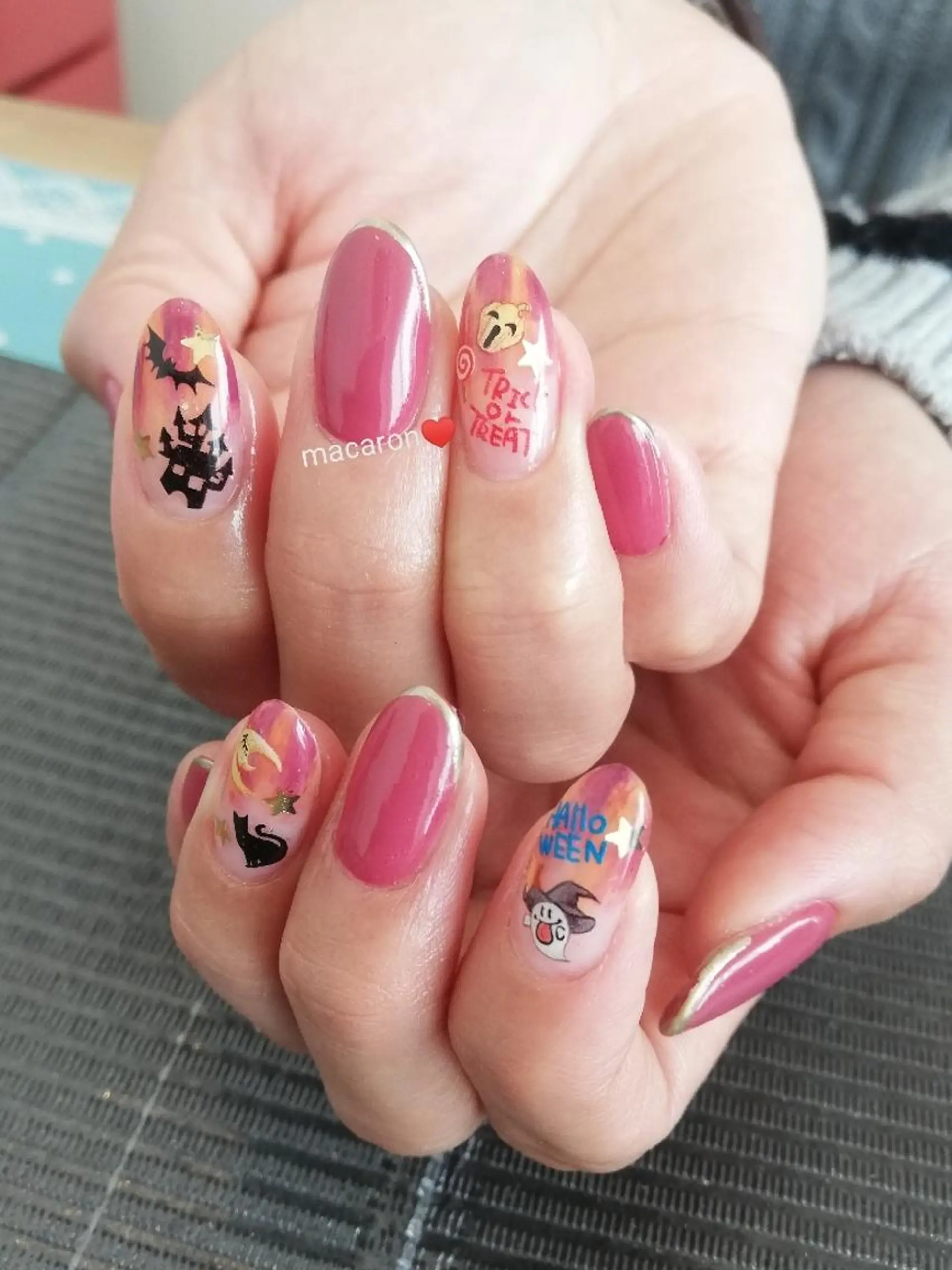 ネイル ハロウィン macaron♥所属・nail salon macaron のネイルデザイン