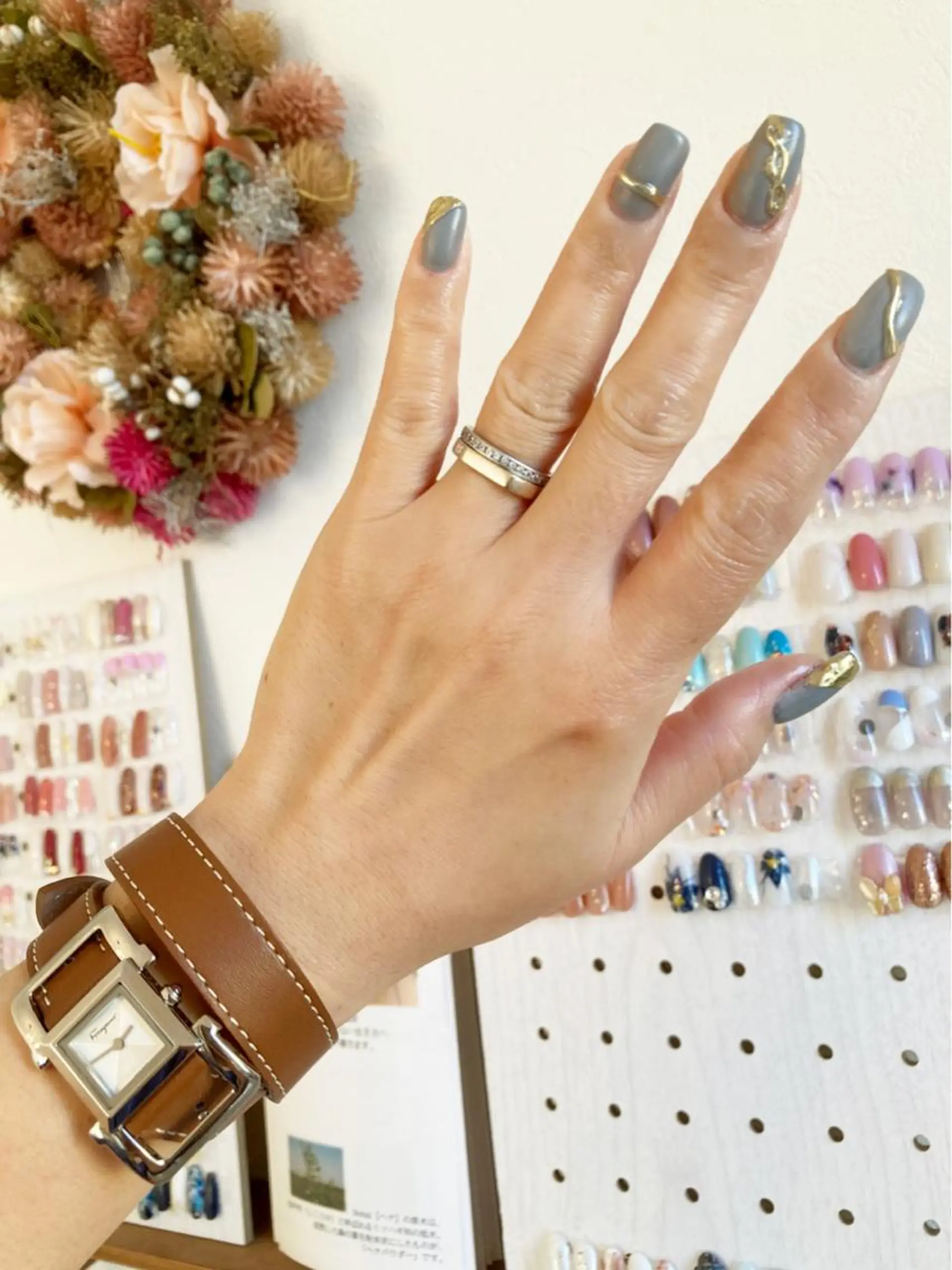 ネイル マットネイル ハンドネイル auladenail アウラデネイルのネイルデザイン